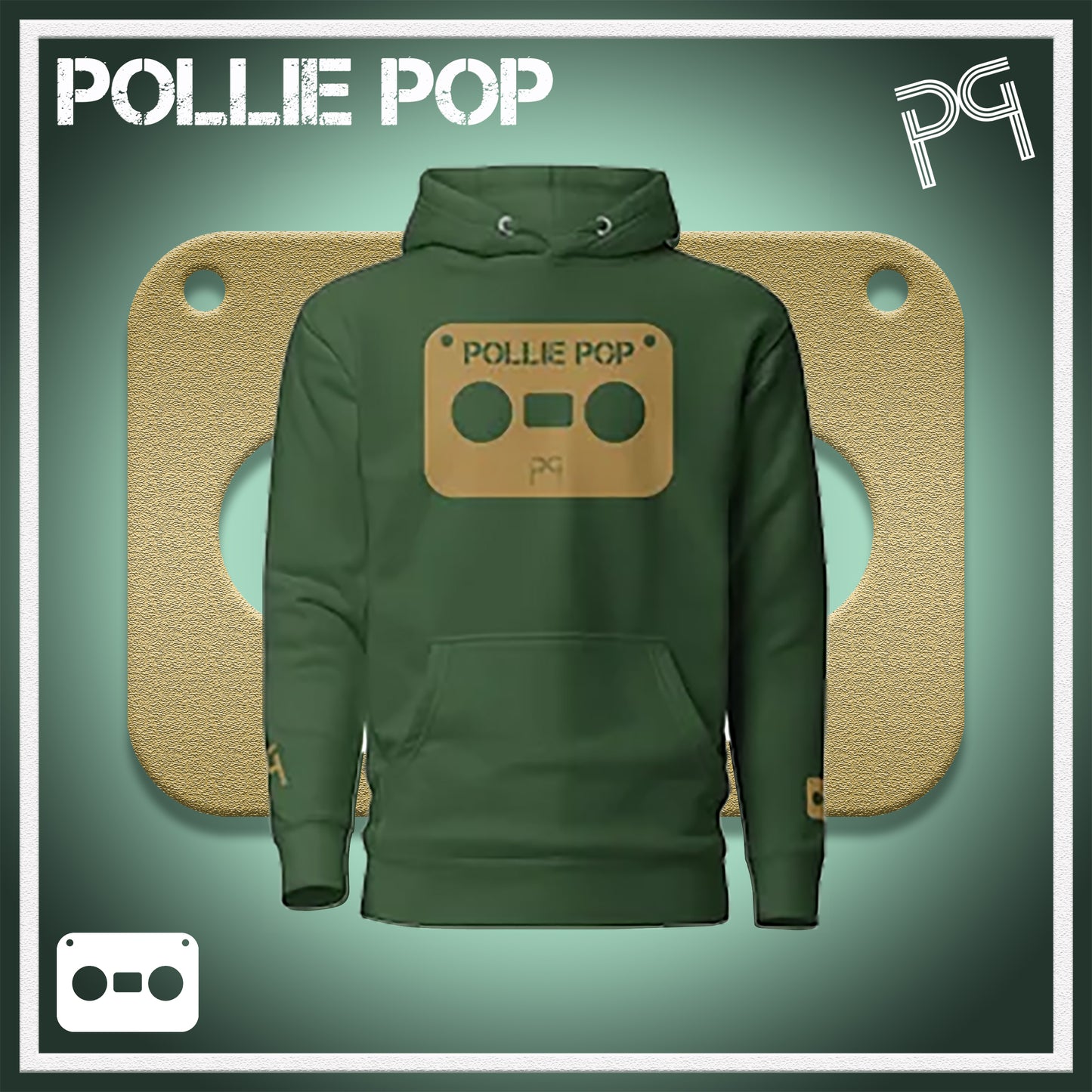 Big Old Gold Tape Hoodie