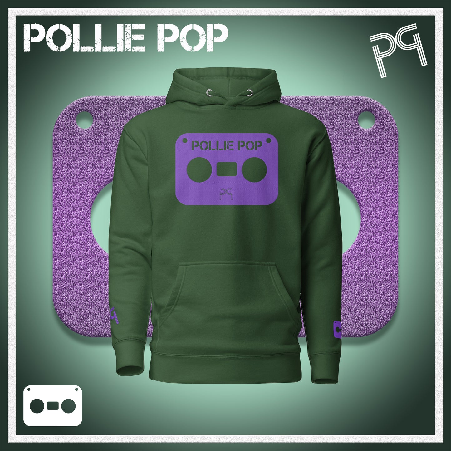 Big Purple Tape Hoodie