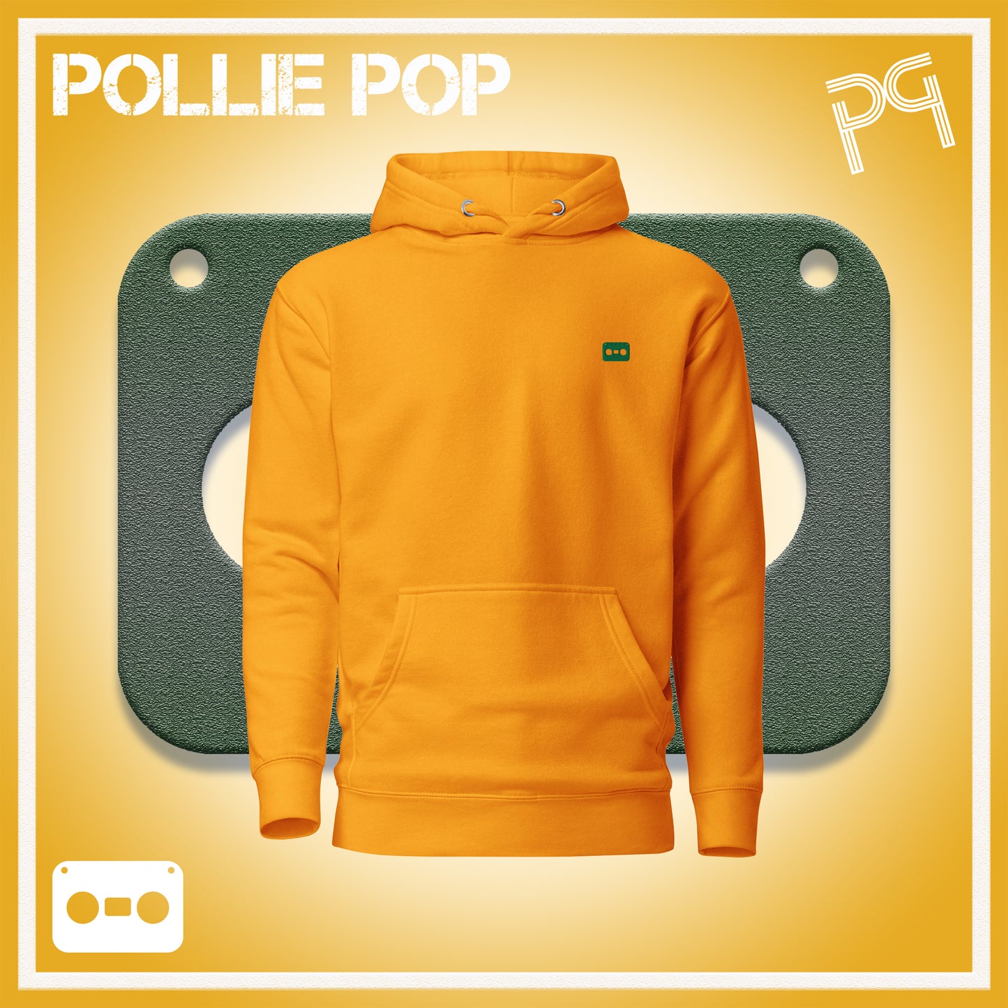 Dark Green Tape Hoodie