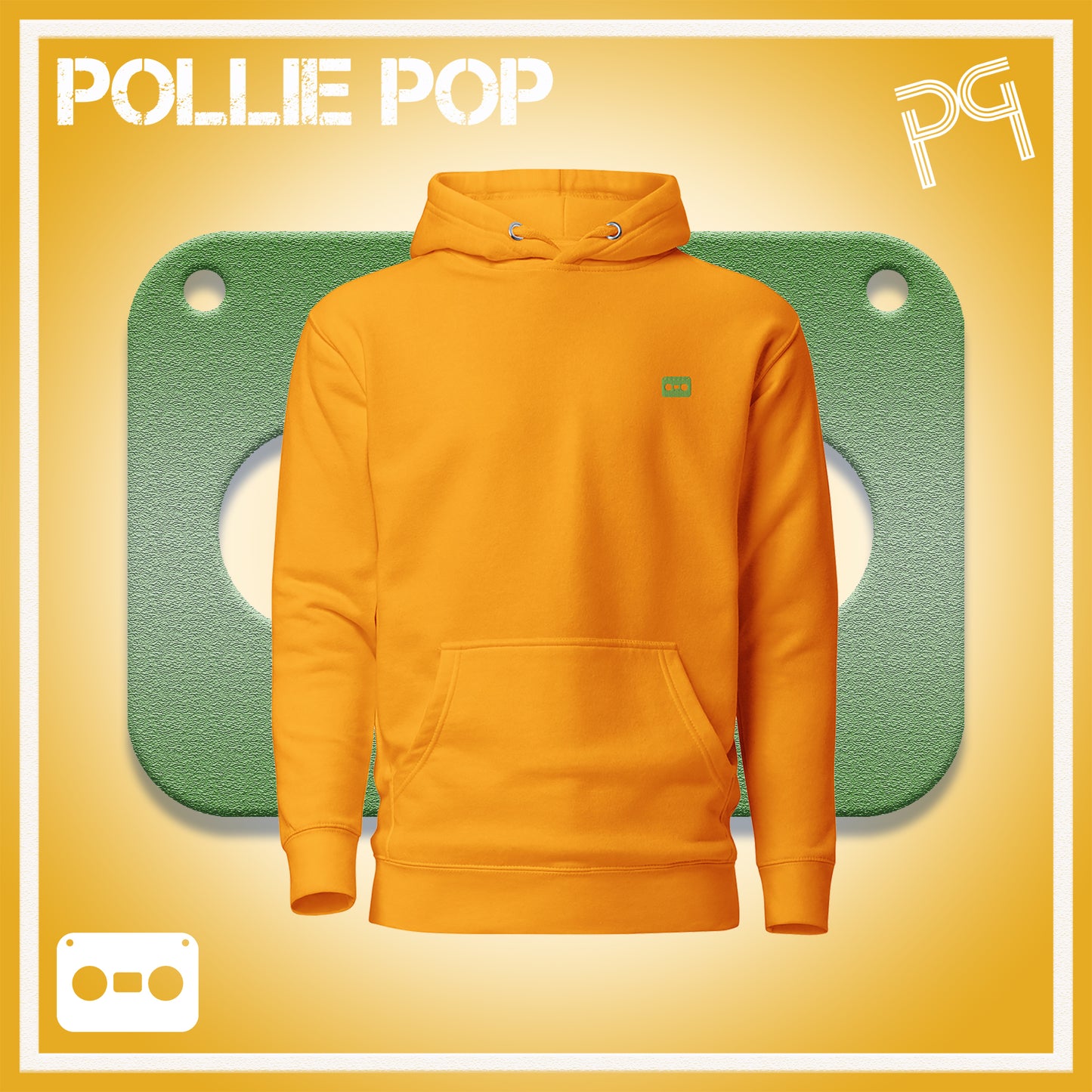 Light Green Tape Hoodie