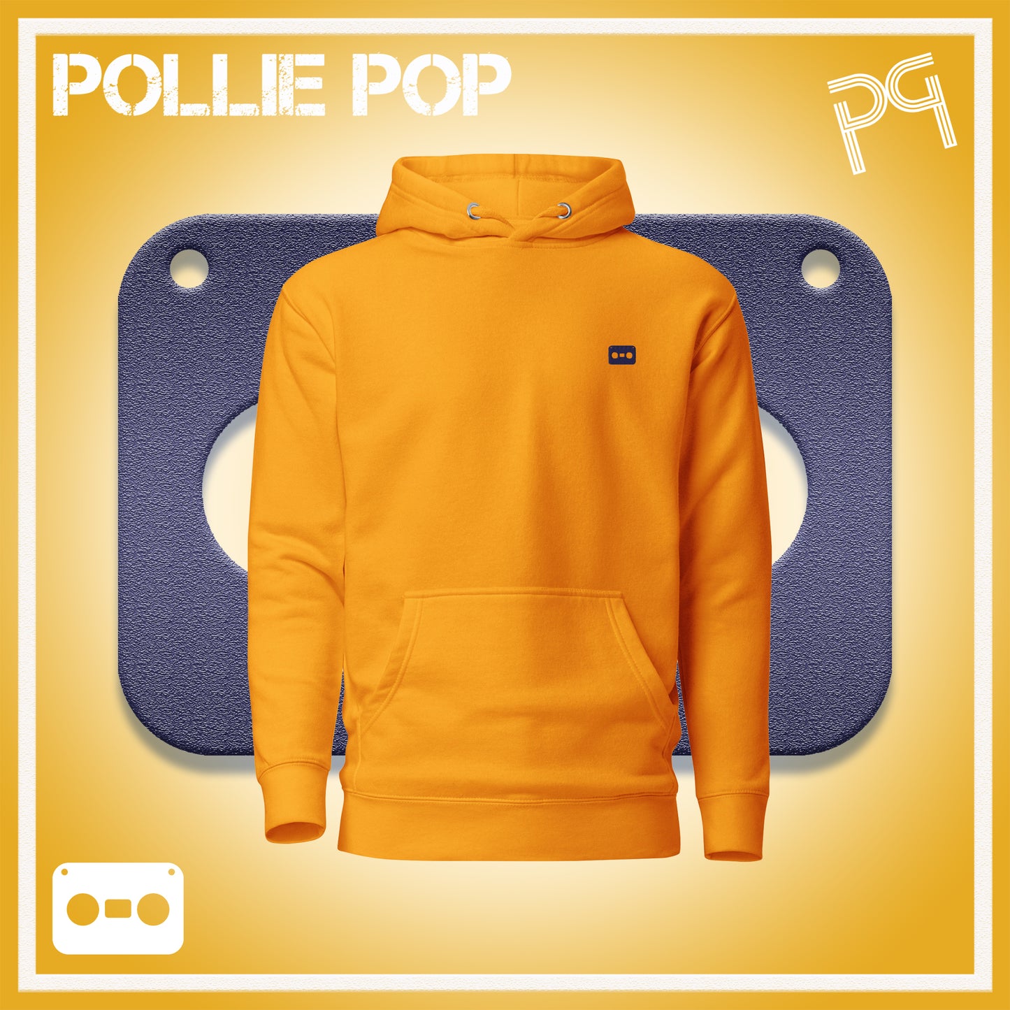 Navy Tape Hoodie 4