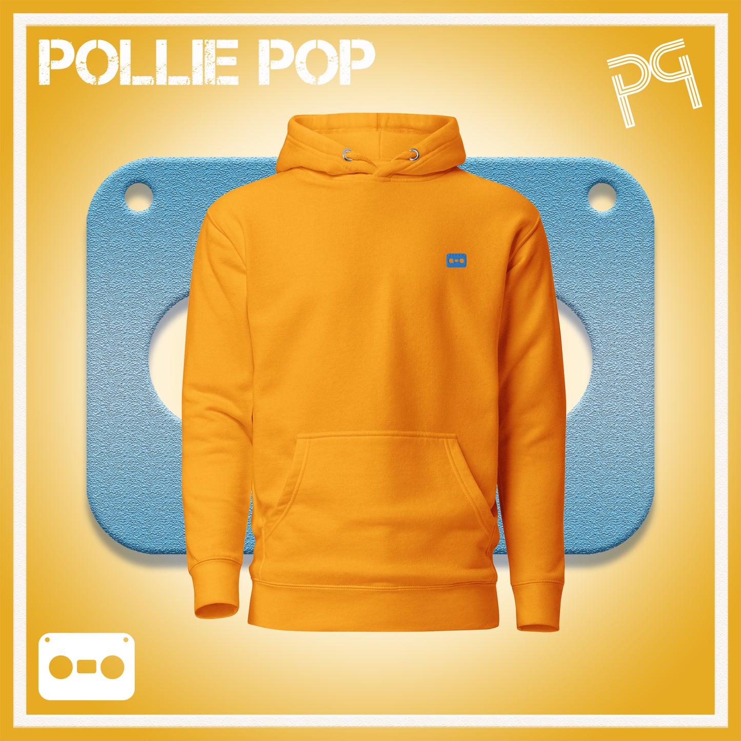 Teal Tape Hoodie