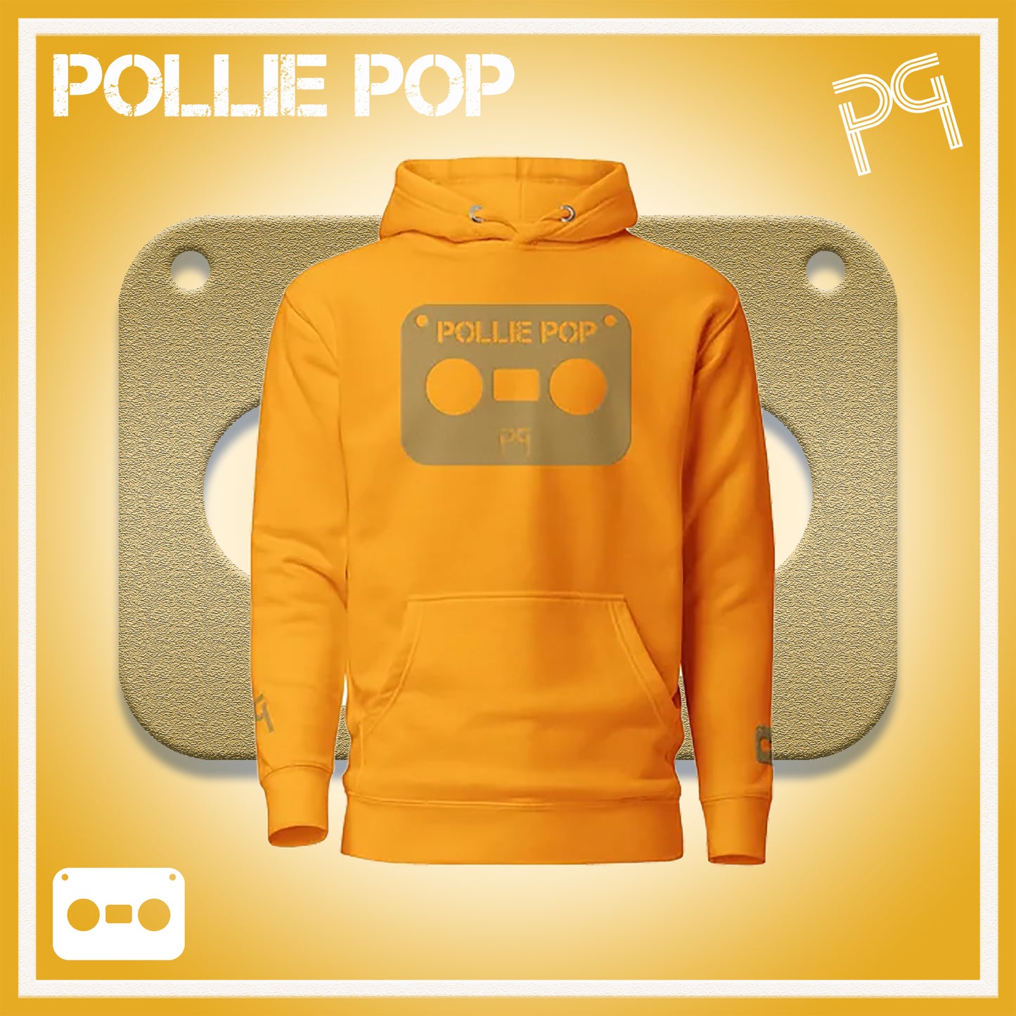 Big Old Gold Tape Hoodie