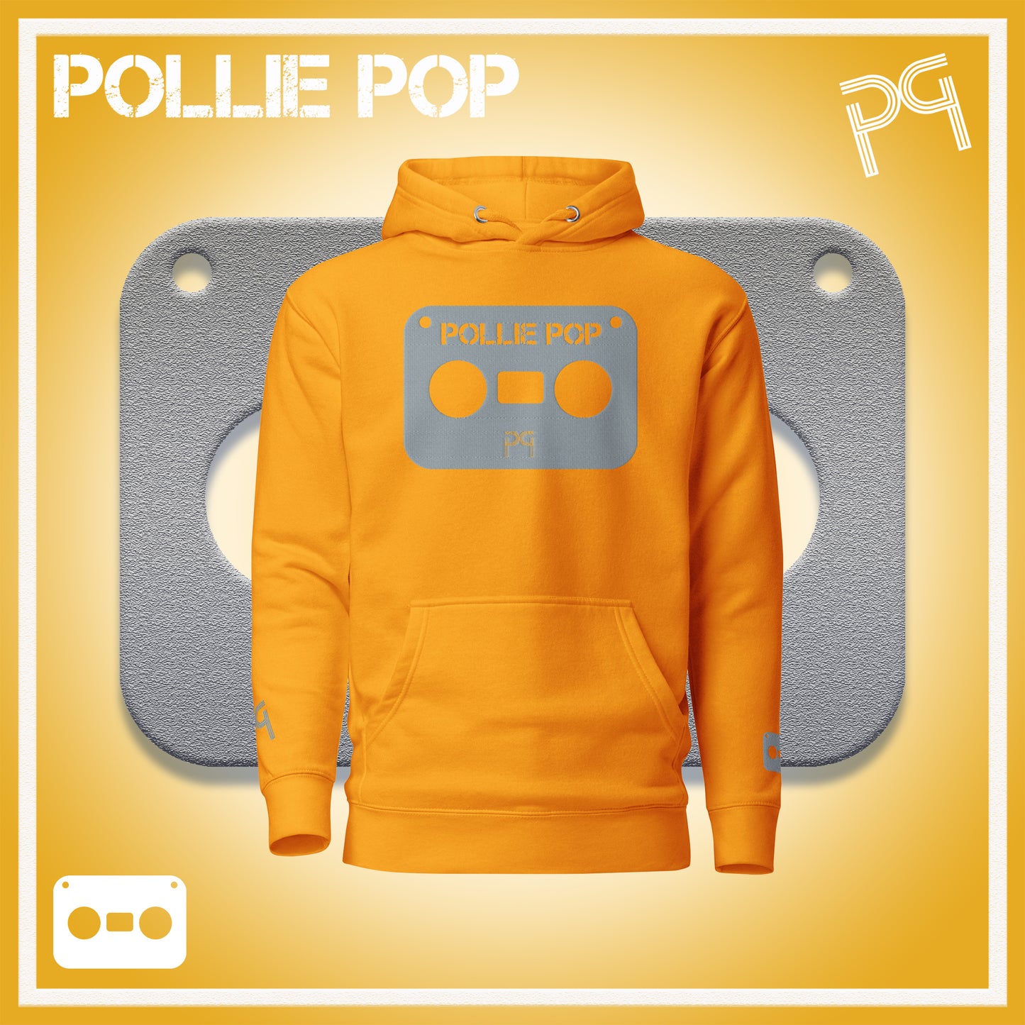 Big Ova Gray Tape Hoodie