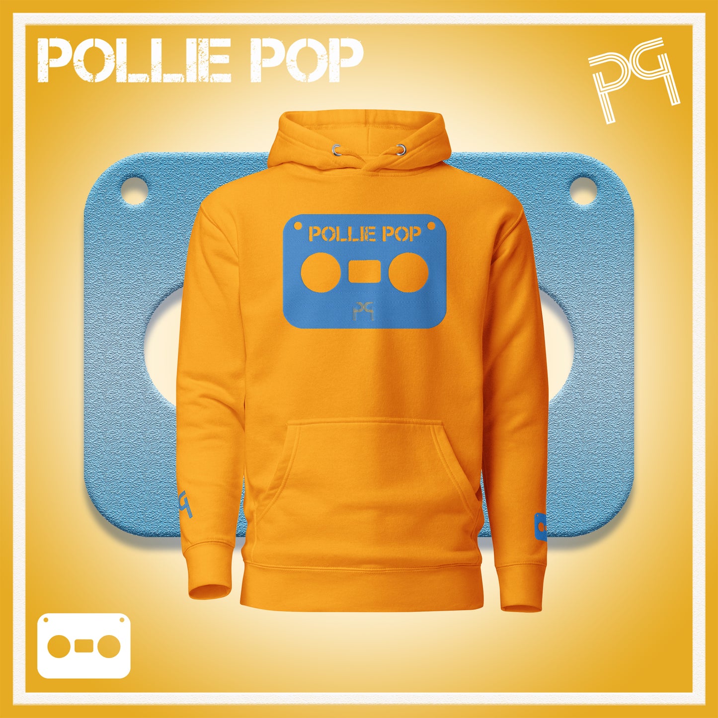 Big Teal Tape Hoodie