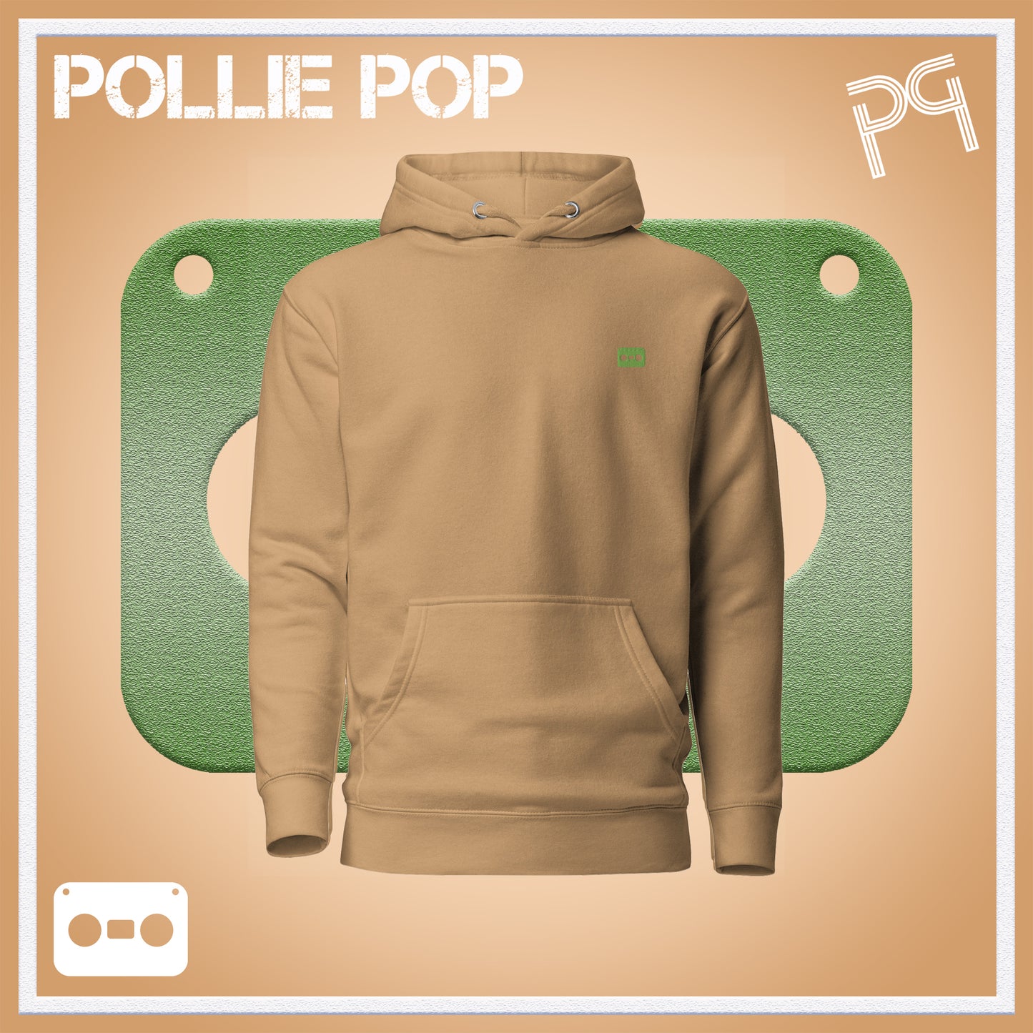 Light Green Tape Hoodie