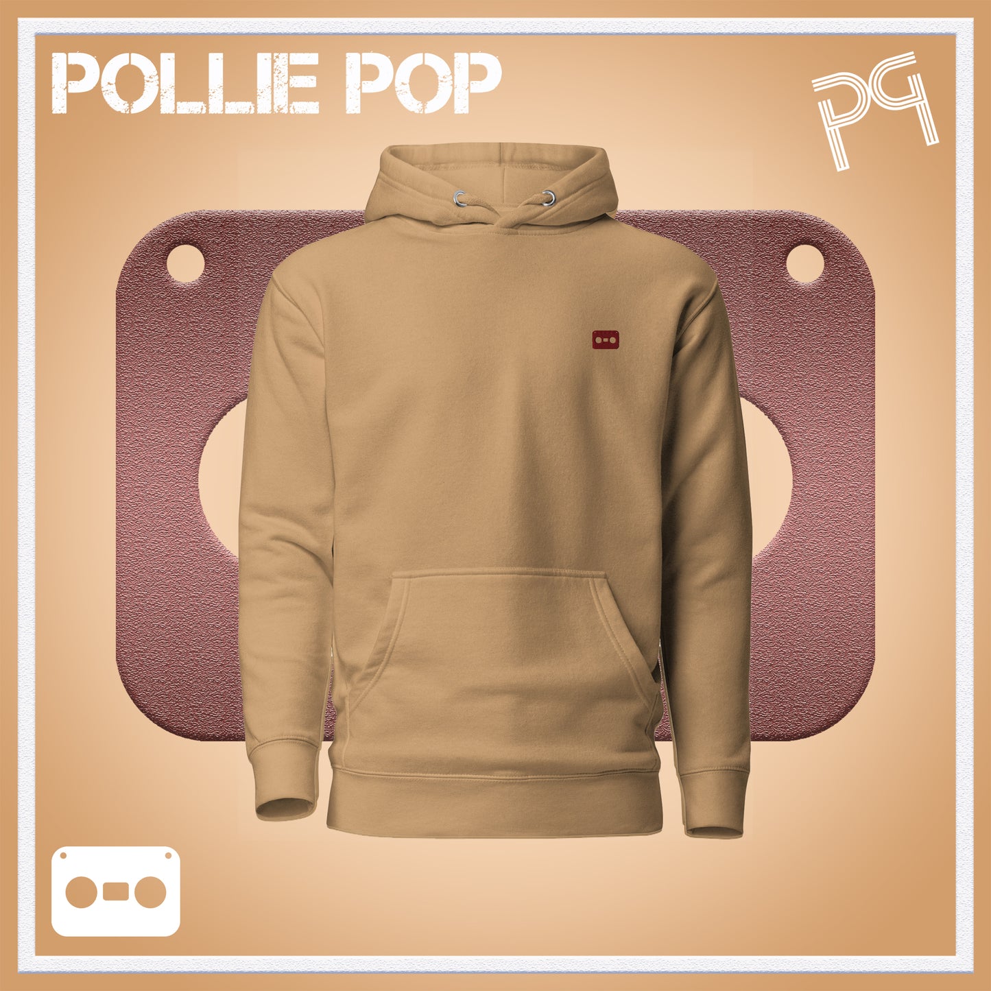Wineberry Tape Hoodie