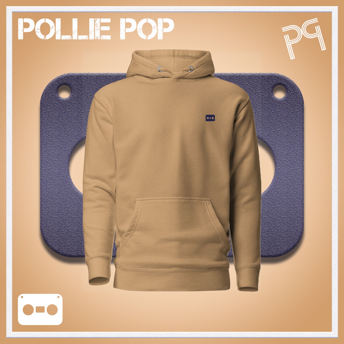 Navy Tape Hoodie 4