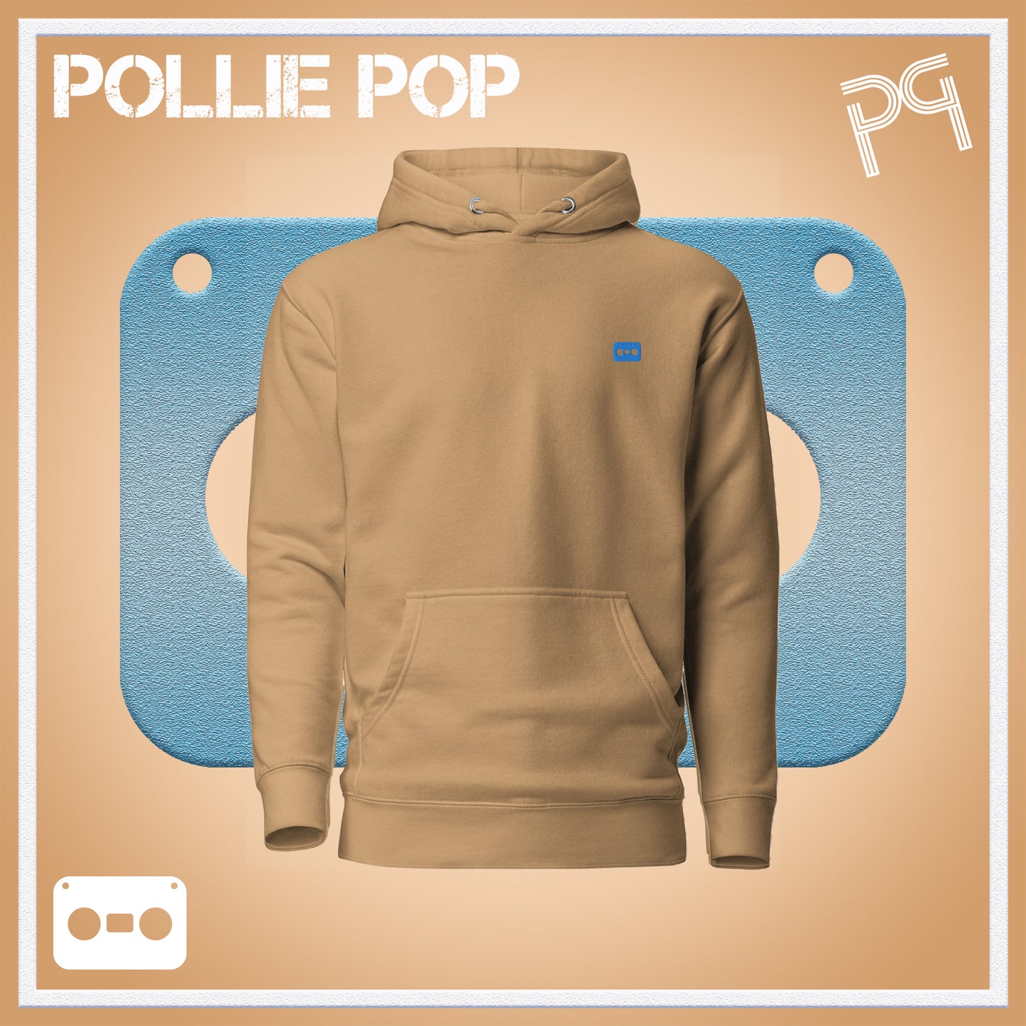 Teal Tape Hoodie
