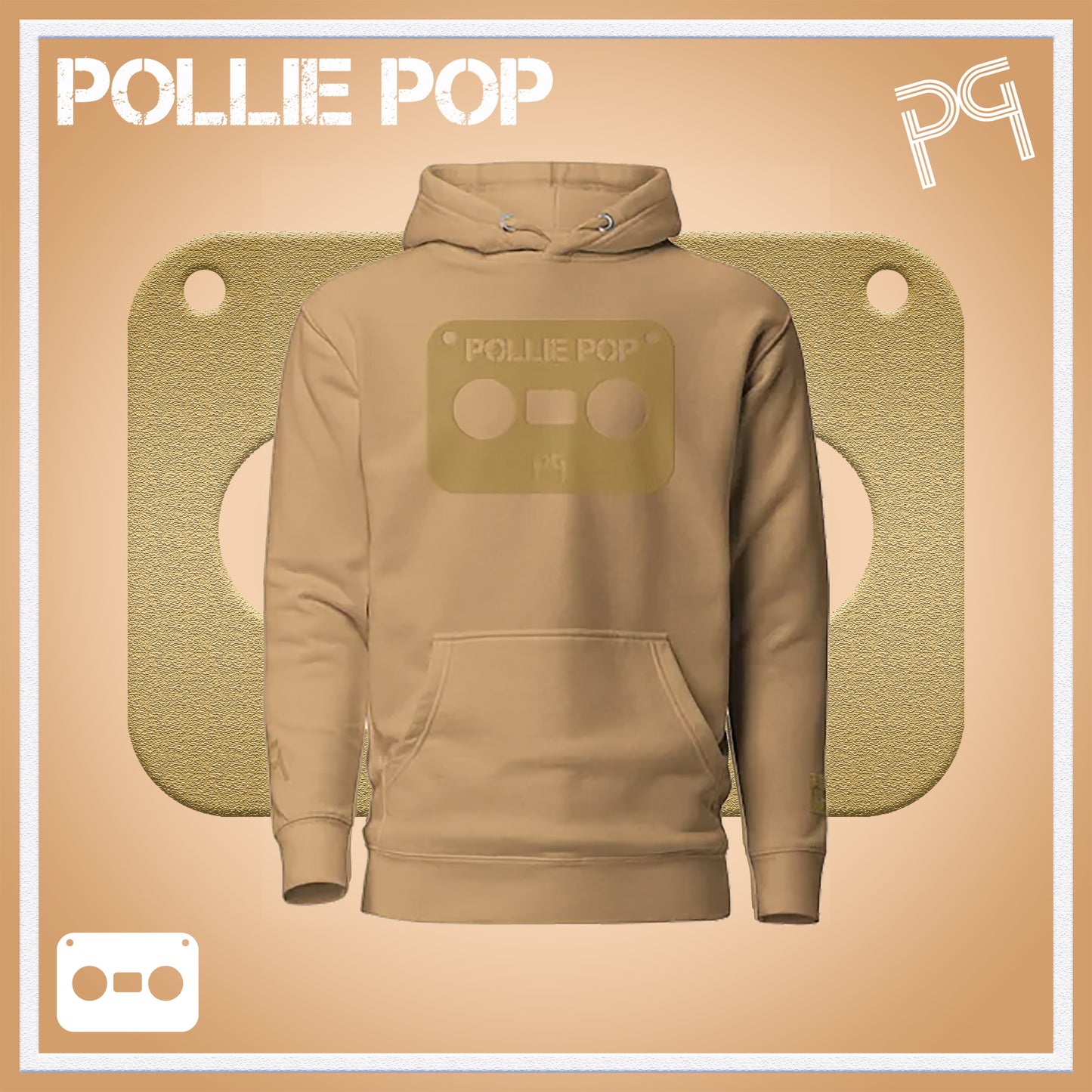 Big Old Gold Tape Hoodie