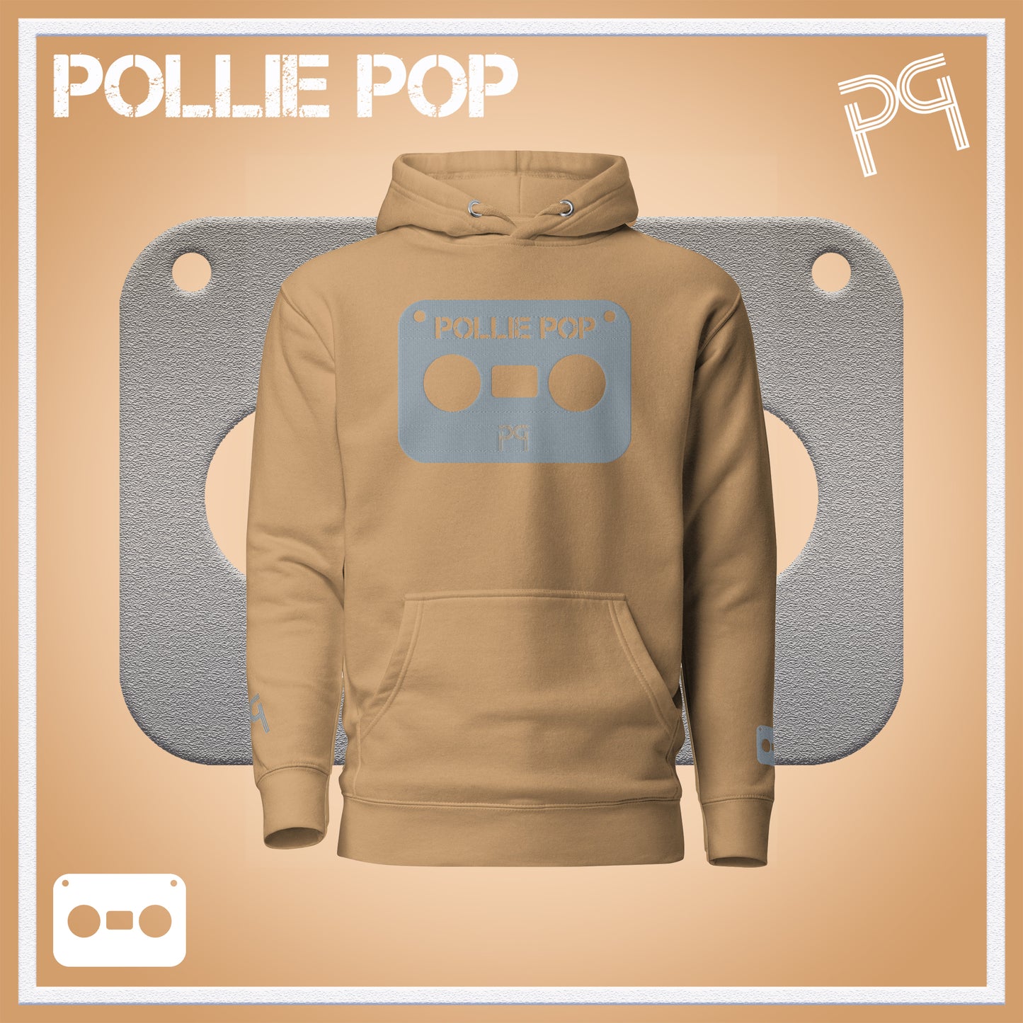 Big Ova Gray Tape Hoodie