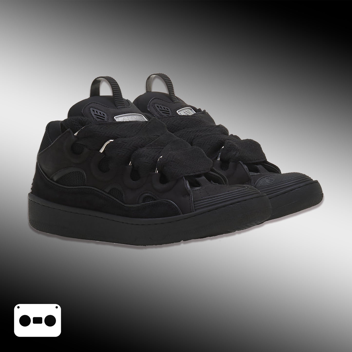 #Lanvin #Curb #Sneakers #Black