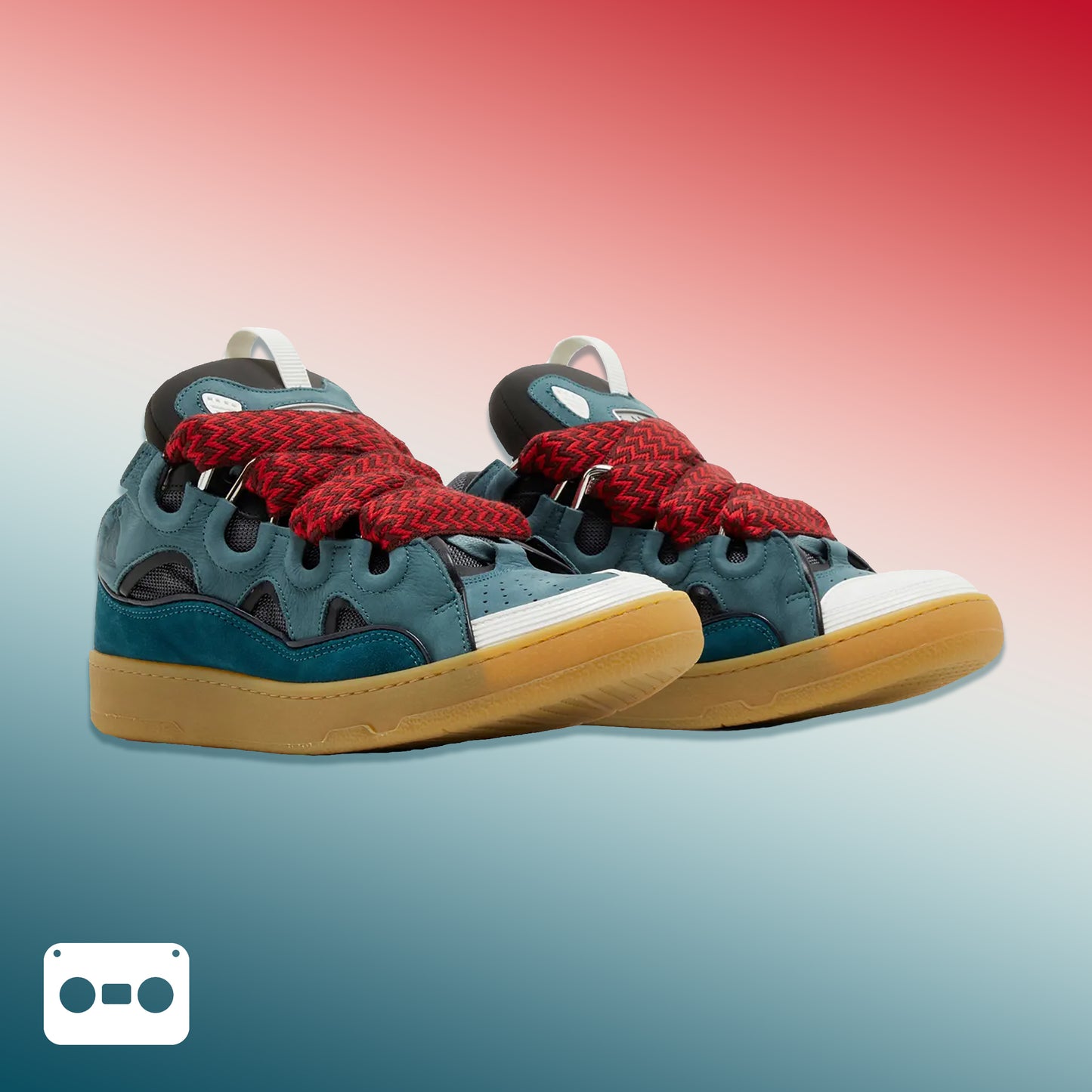 #Lanvin #Curb #Sneakers #InkBlue