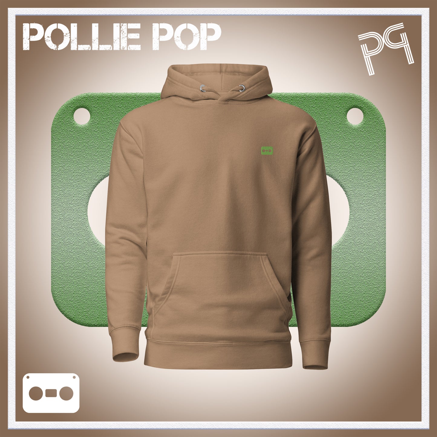 Light Green Tape Hoodie