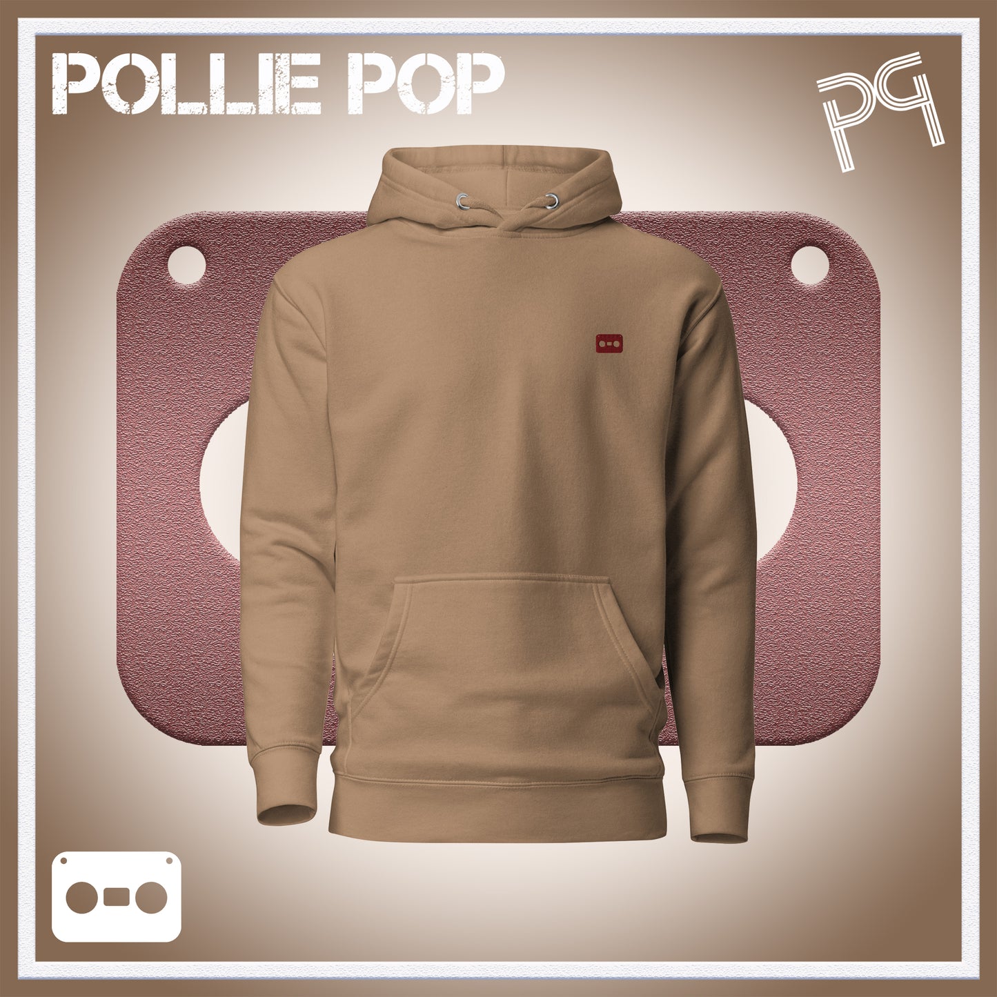 Wineberry Tape Hoodie