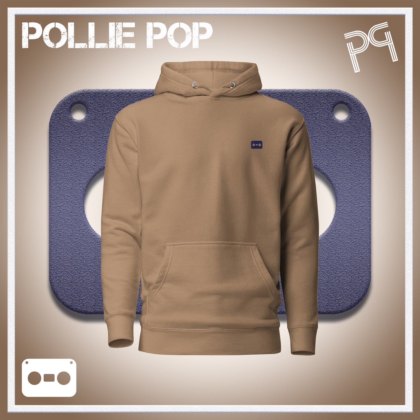 Navy Tape Hoodie 4