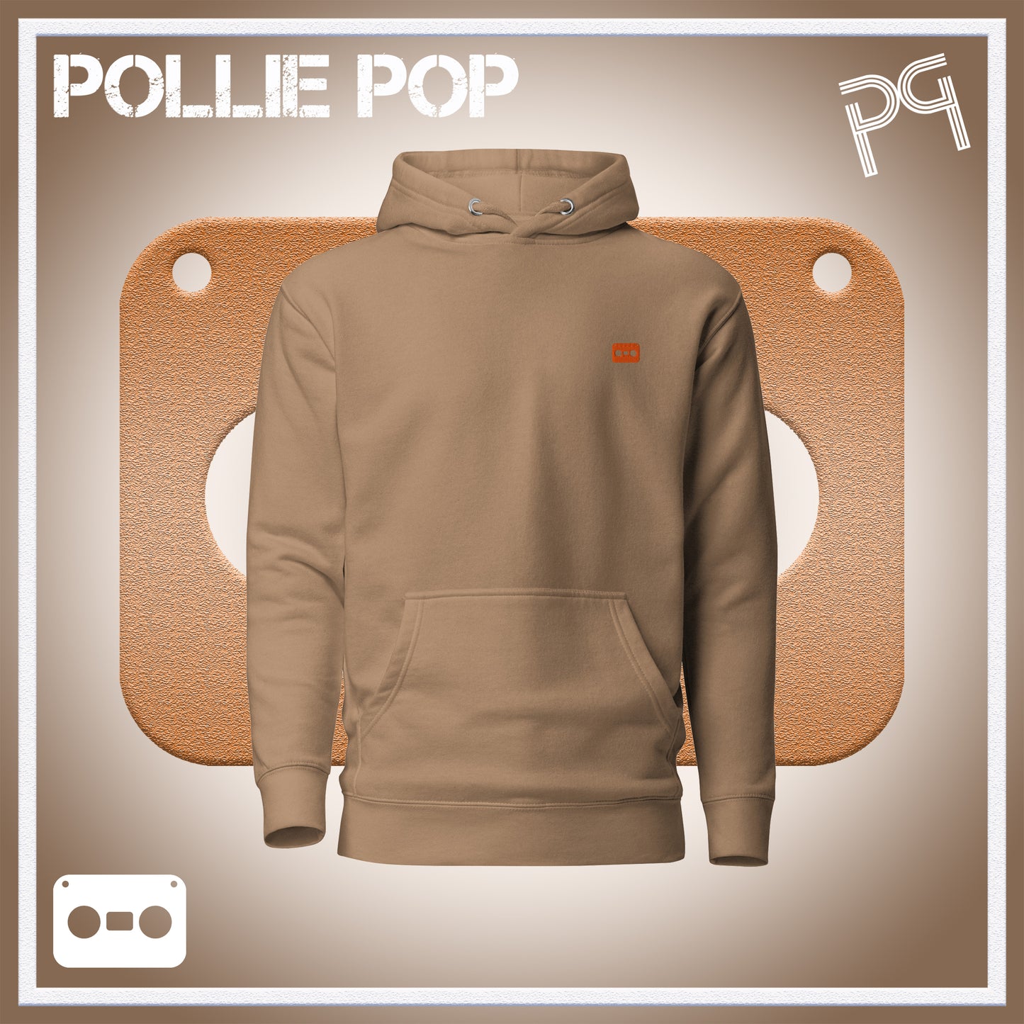 Orange Tape Hoodie