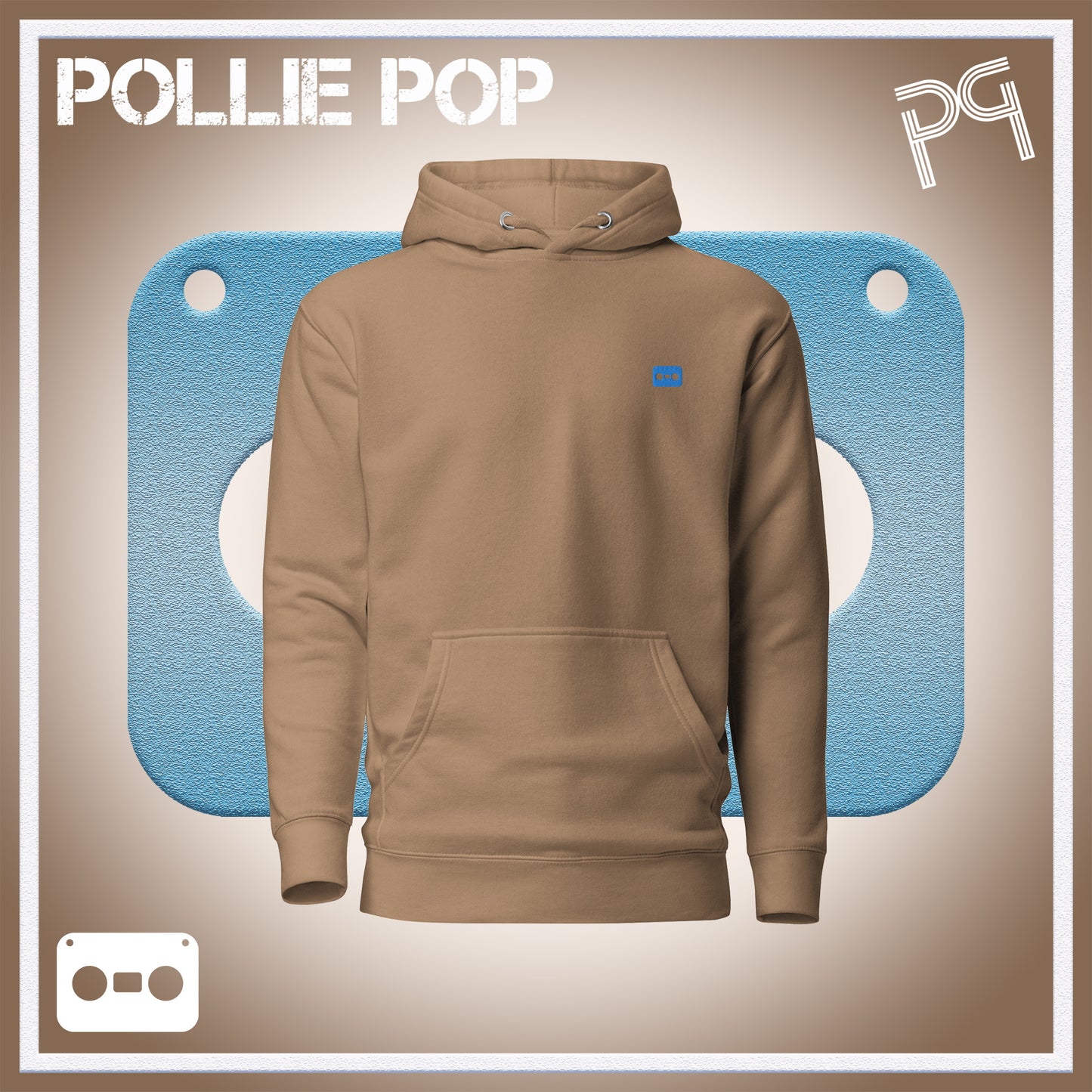 Teal Tape Hoodie