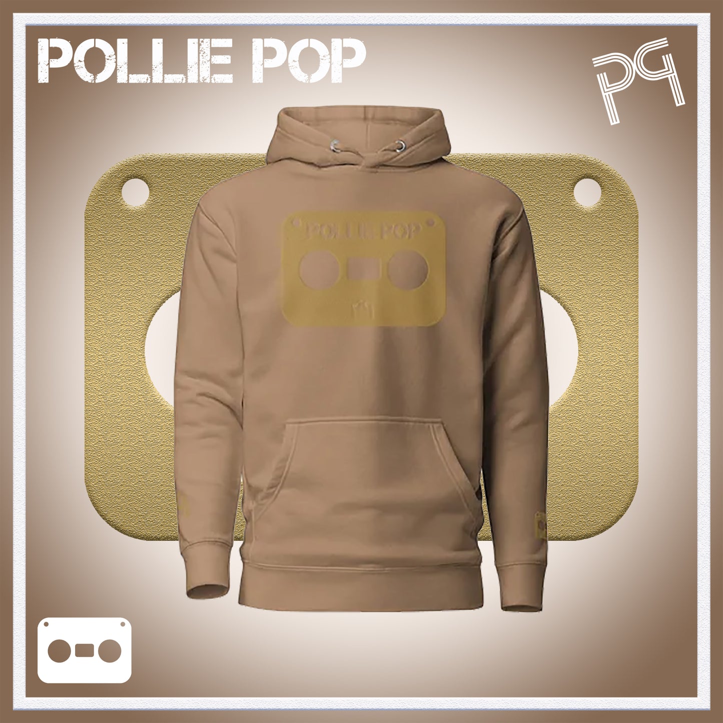 Big Old Gold Tape Hoodie