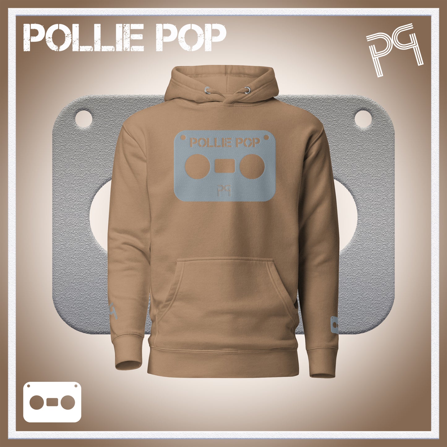 Big Ova Gray Tape Hoodie