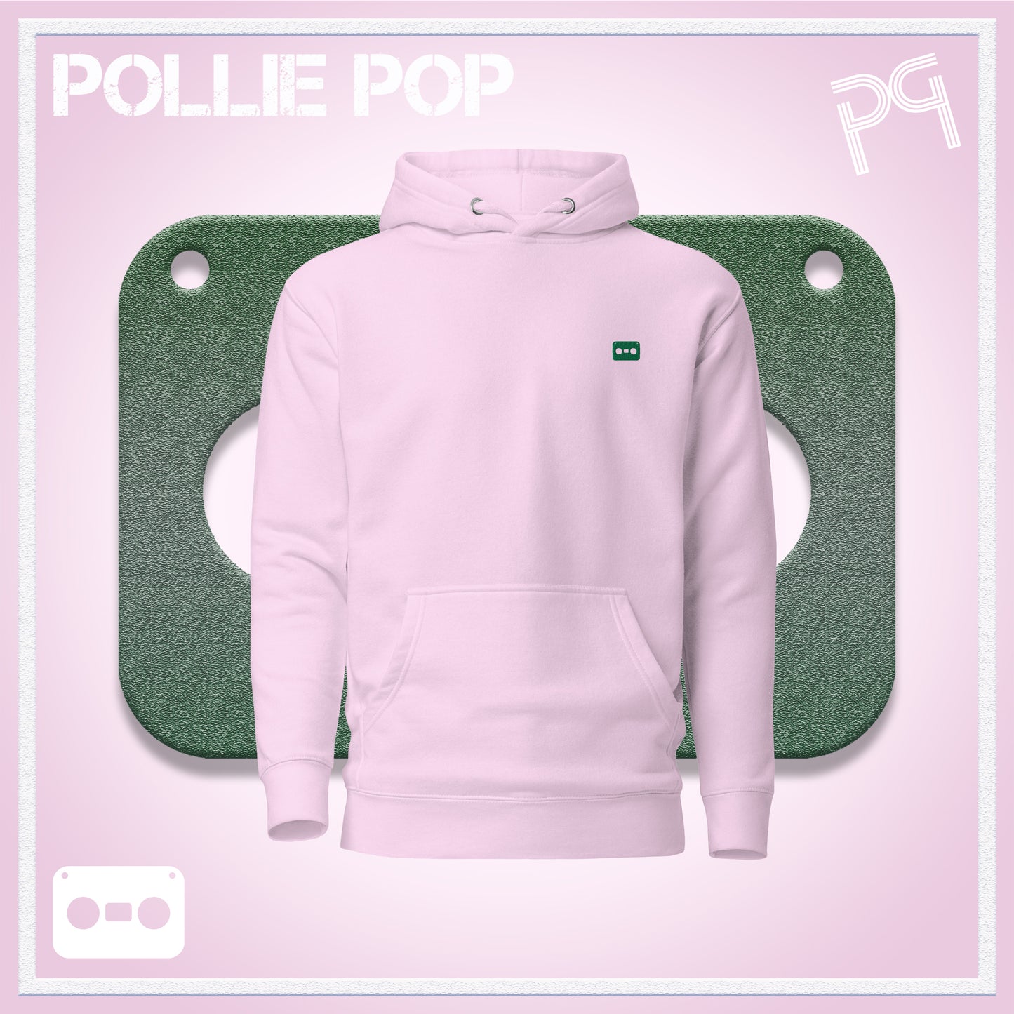 Dark Green Tape Hoodie