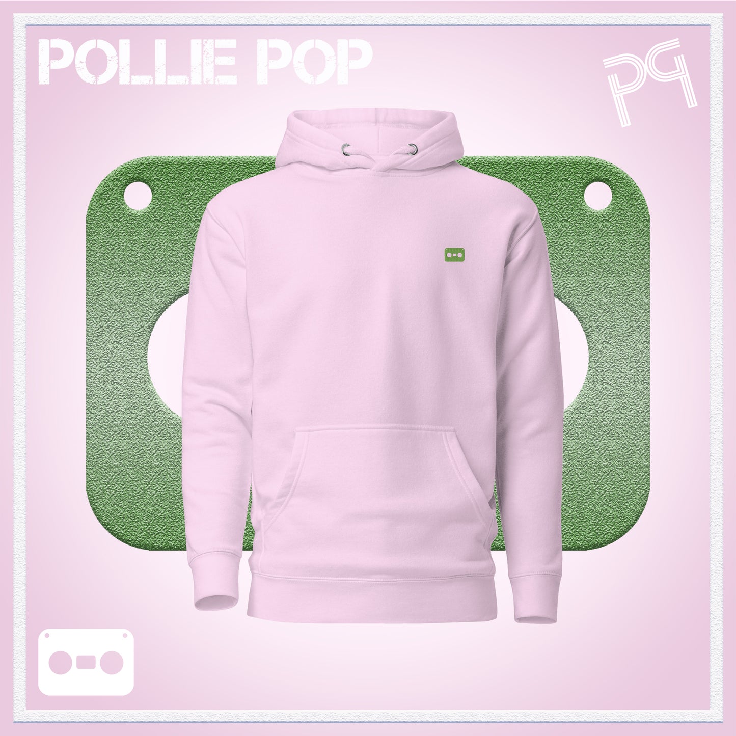 Light Green Tape Hoodie