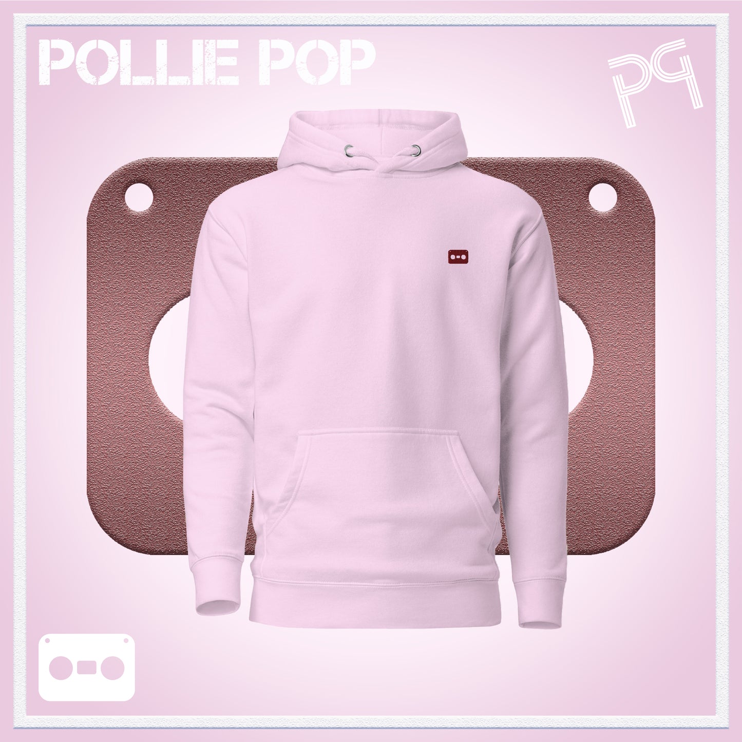 Wineberry Tape Hoodie