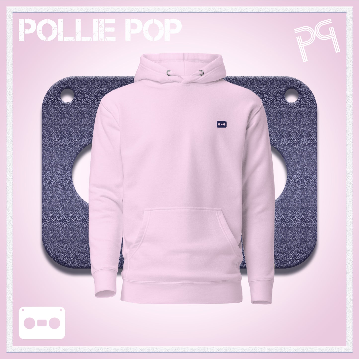 Navy Tape Hoodie 4