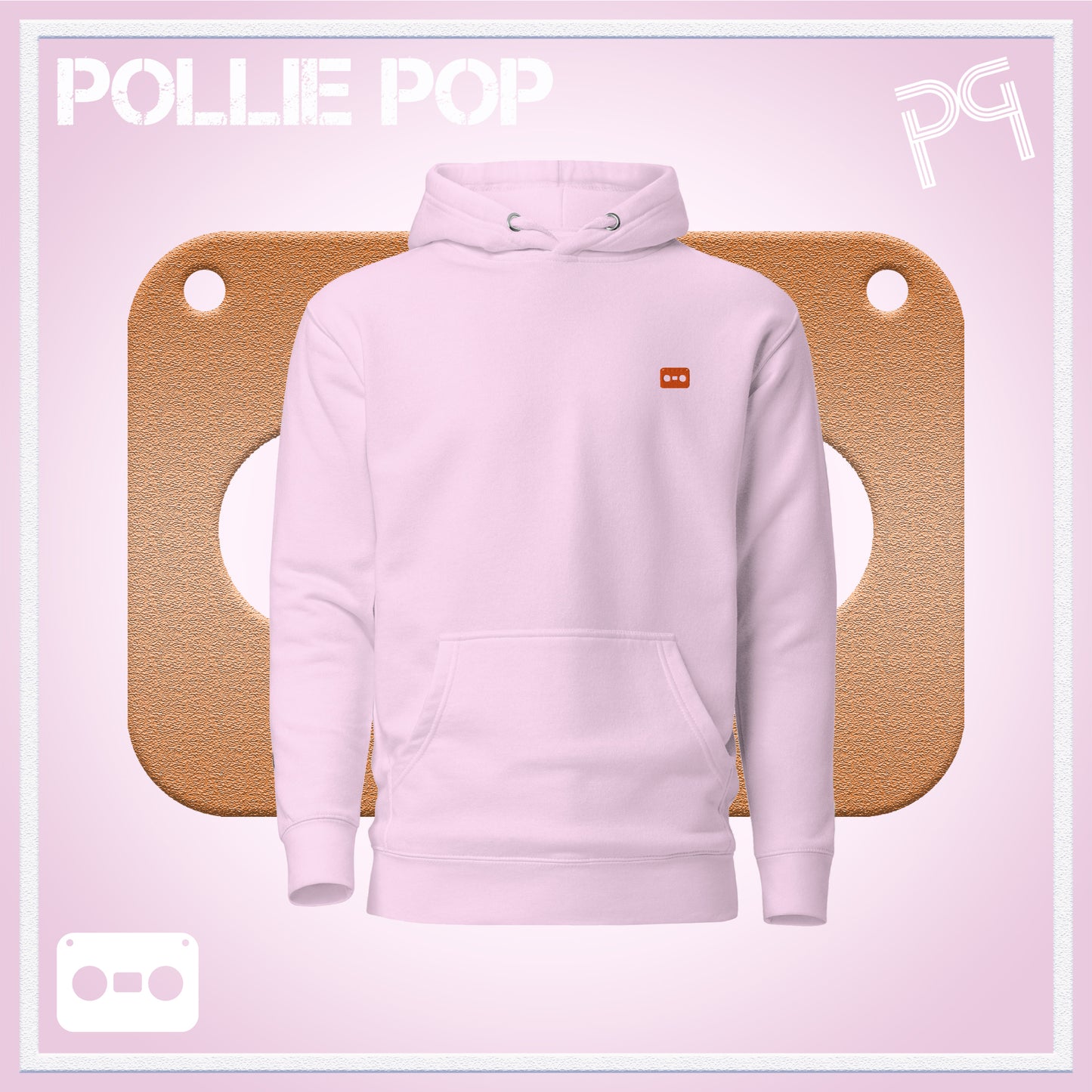 Orange Tape Hoodie