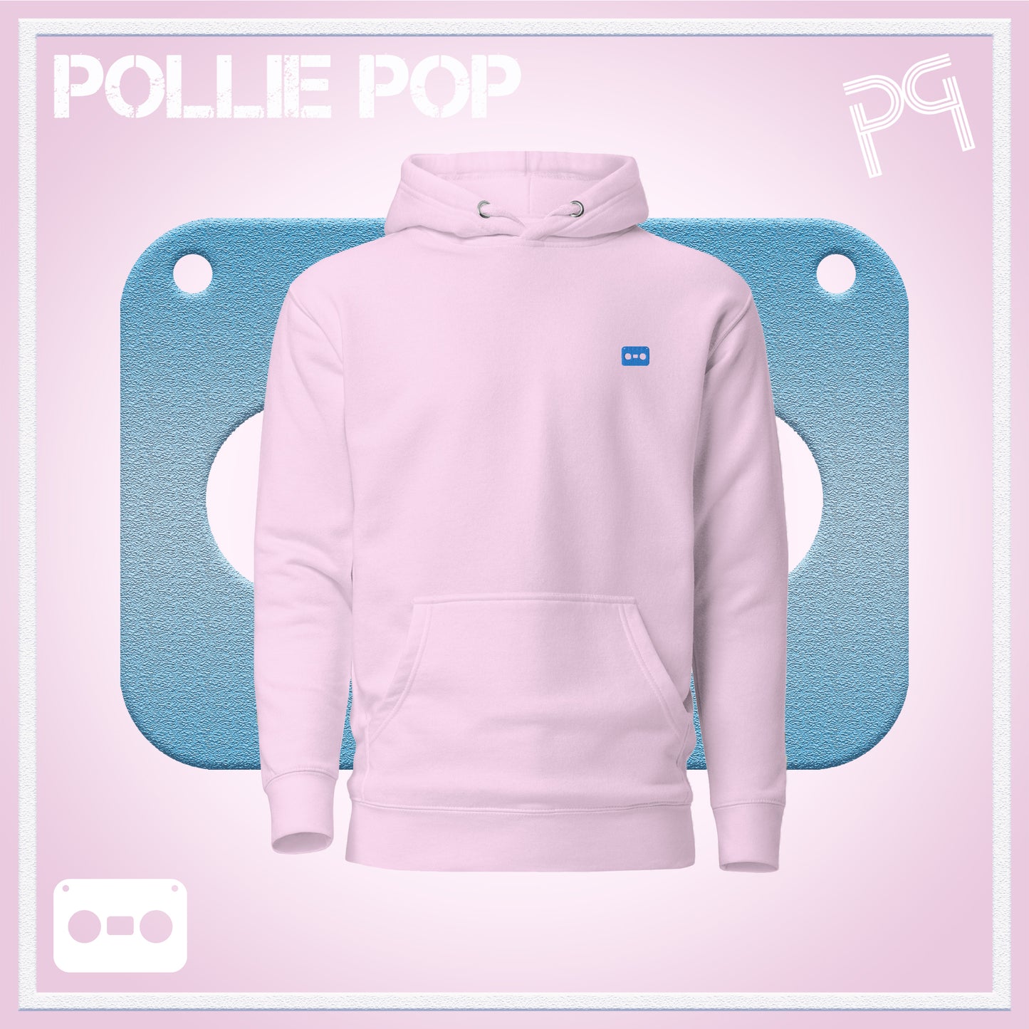 Teal Tape Hoodie