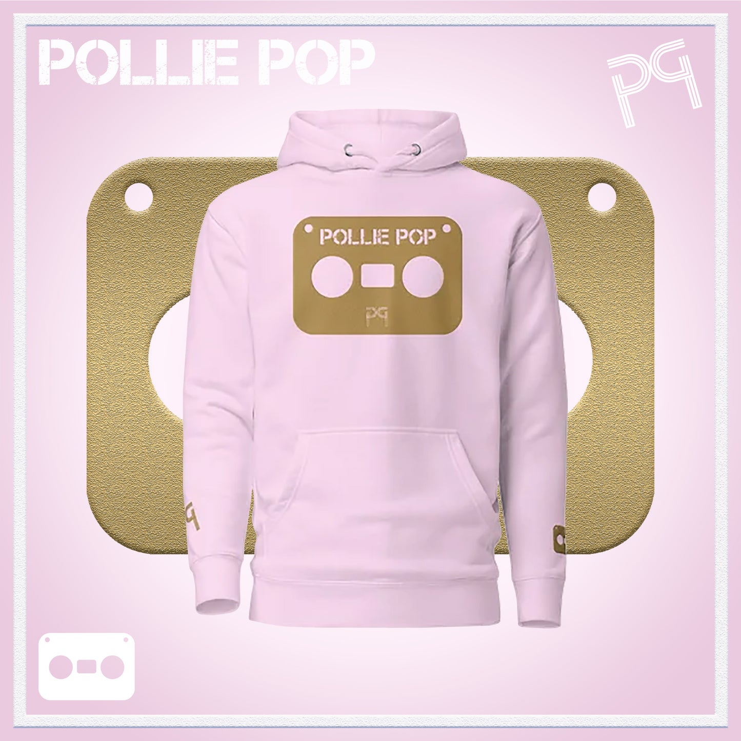 Big Old Gold Tape Hoodie