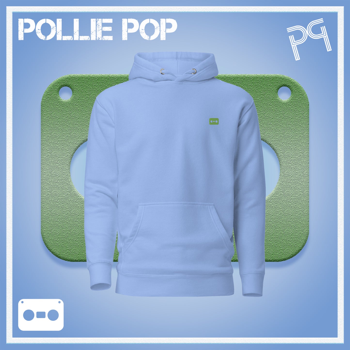 Light Green Tape Hoodie