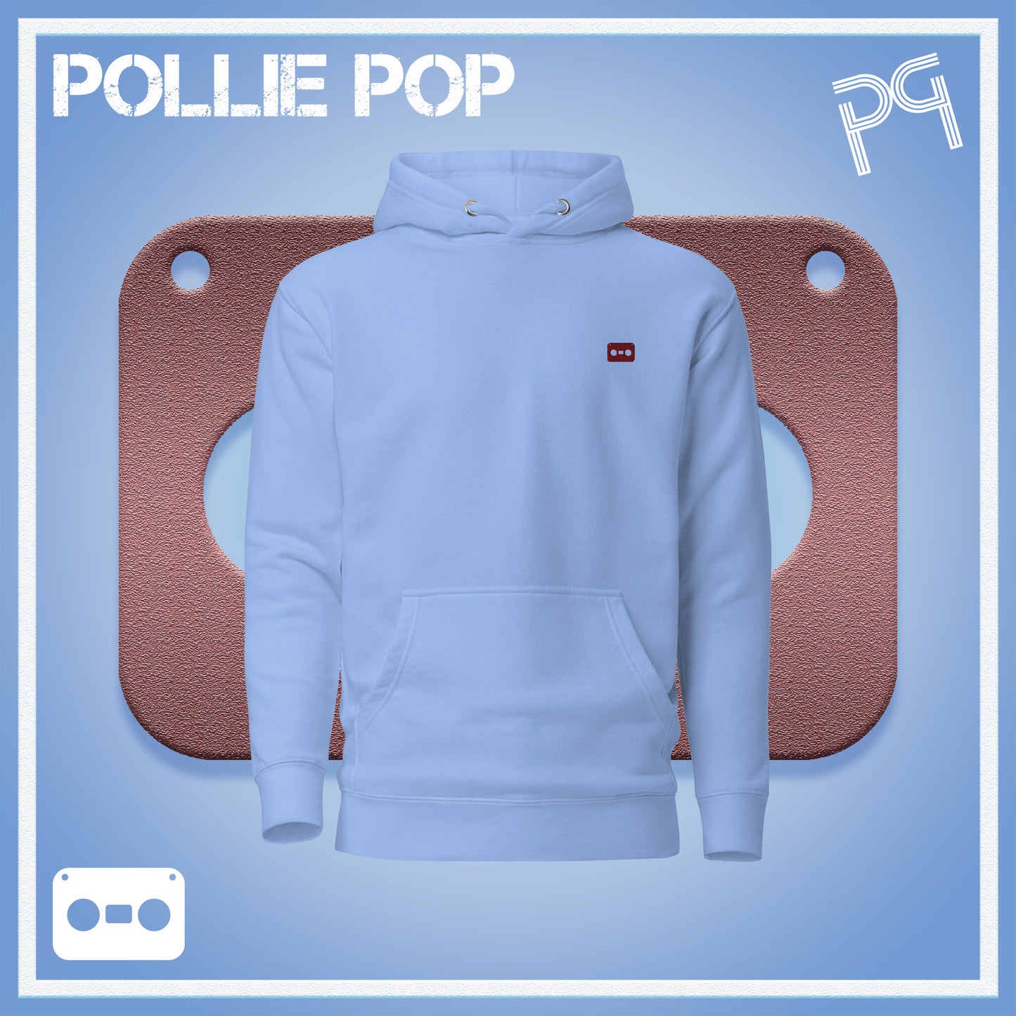 Wineberry Tape Hoodie