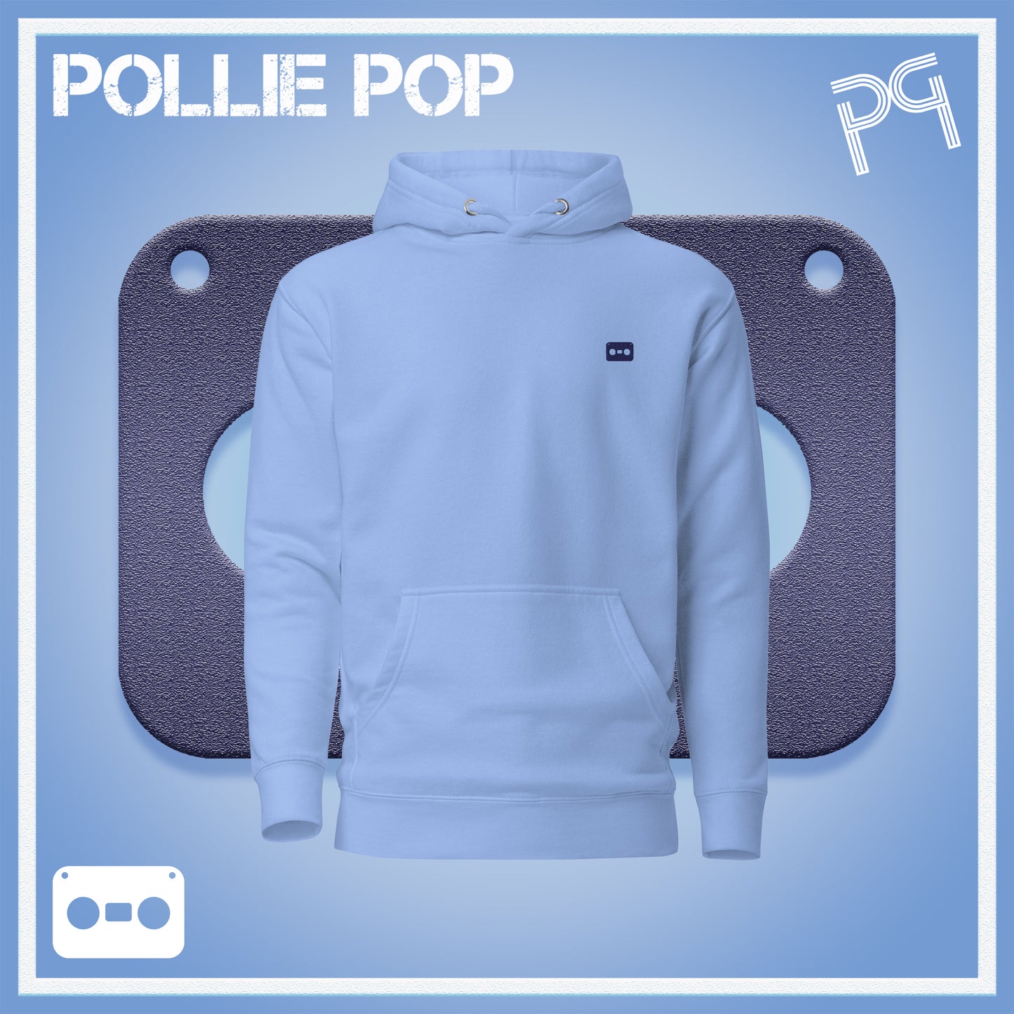 Navy Tape Hoodie 4