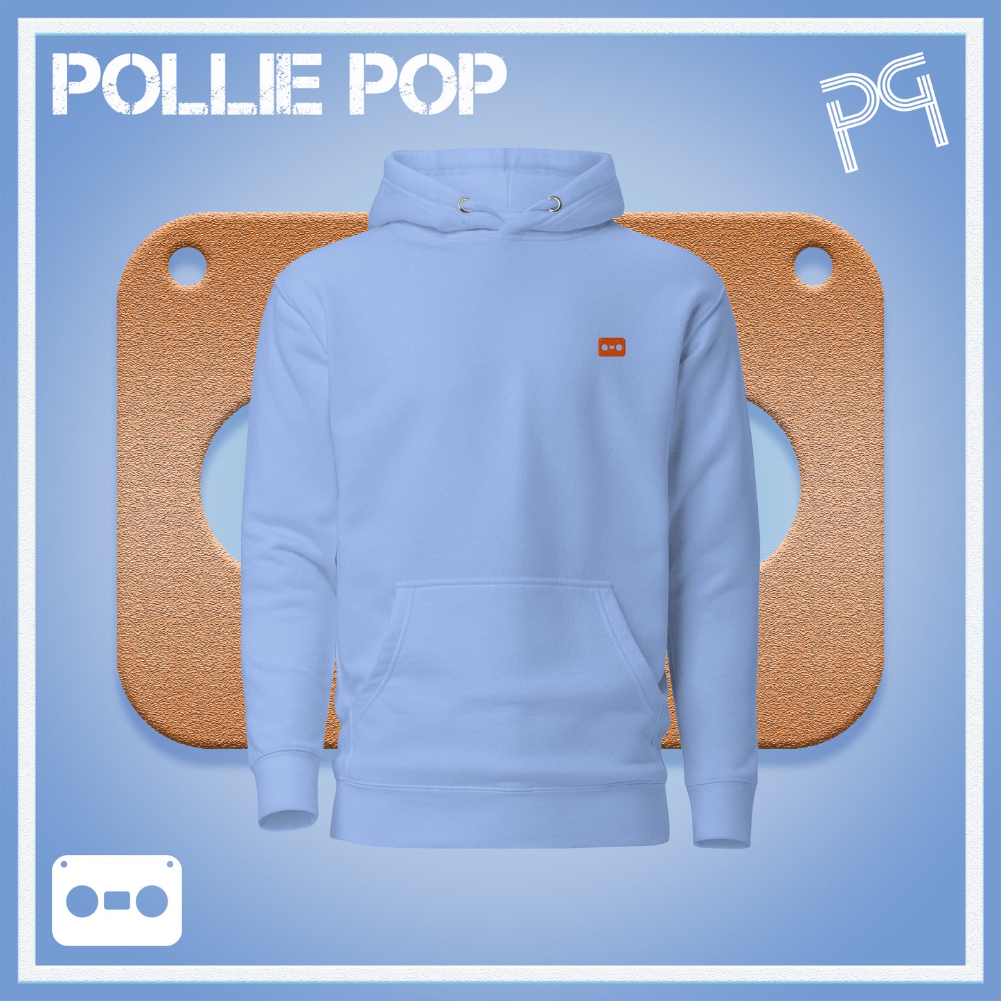 Orange Tape Hoodie
