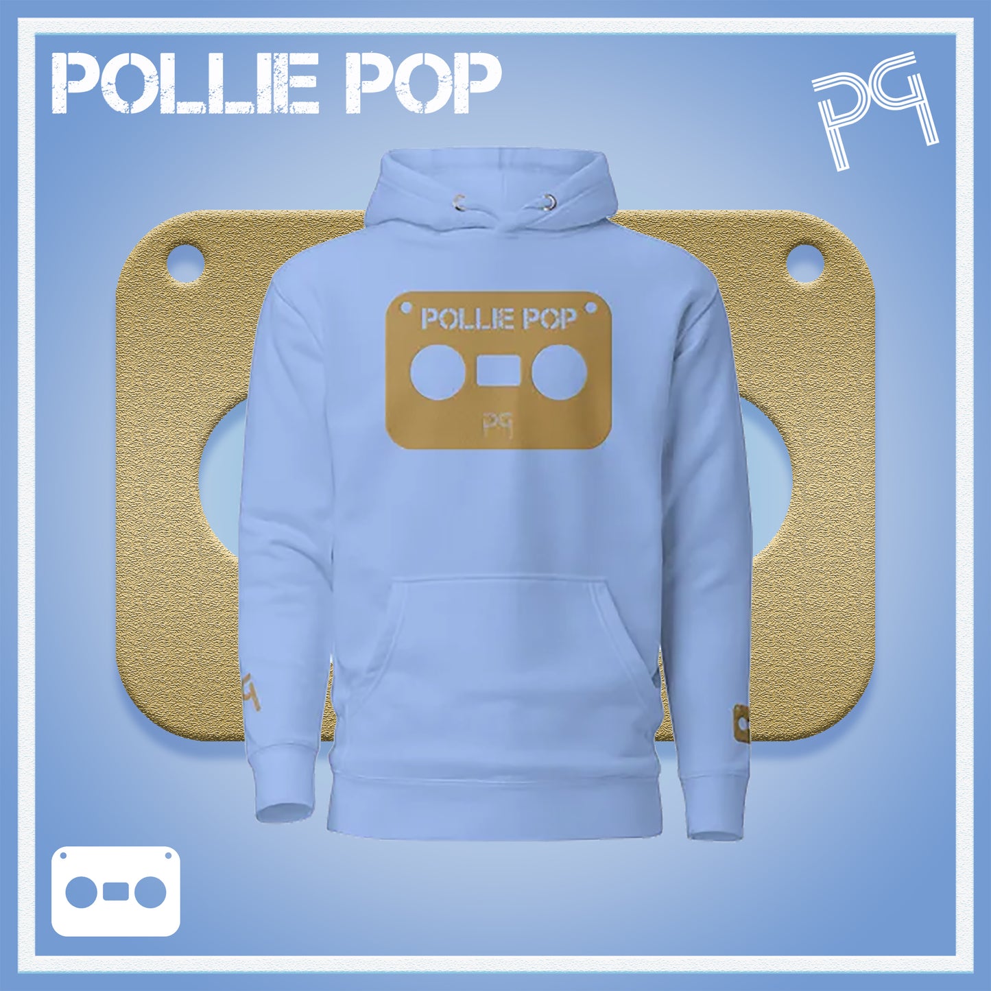 Big Old Gold Tape Hoodie