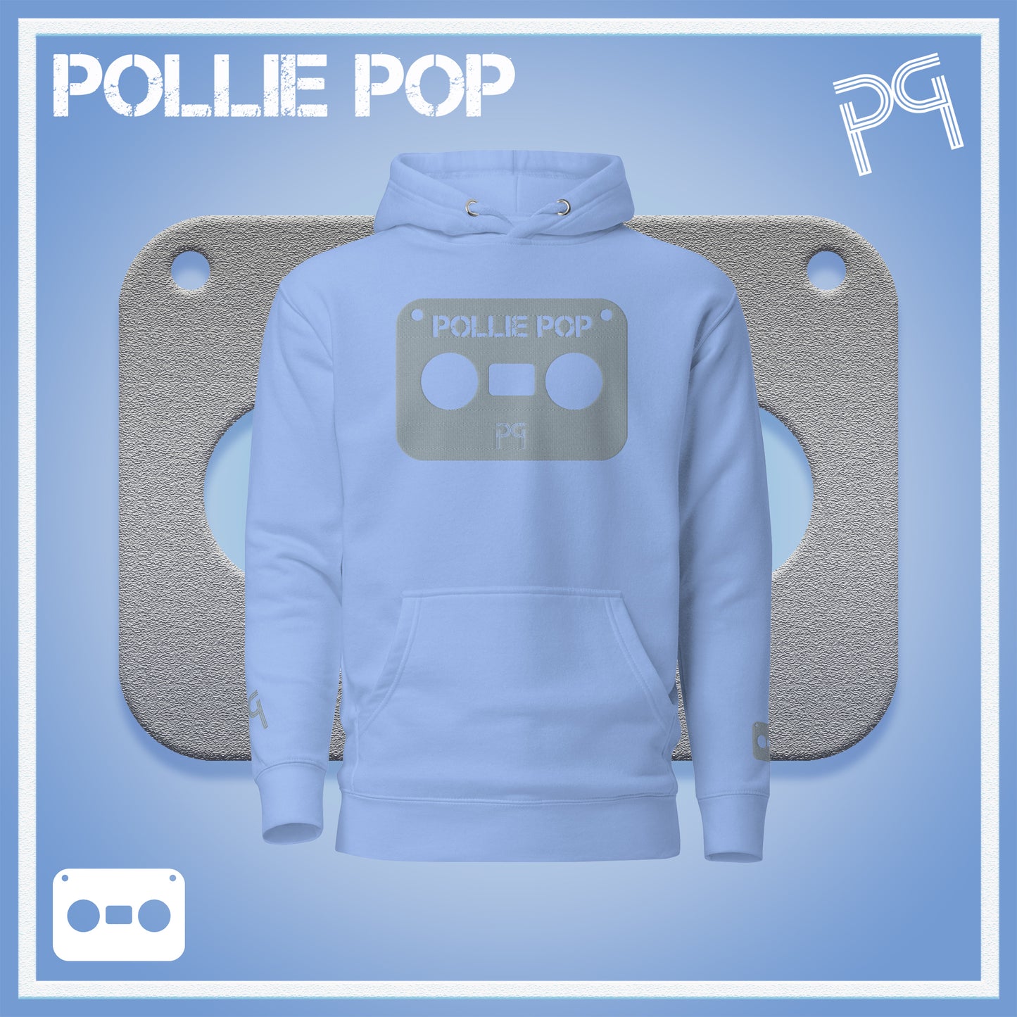 Big Ova Gray Tape Hoodie