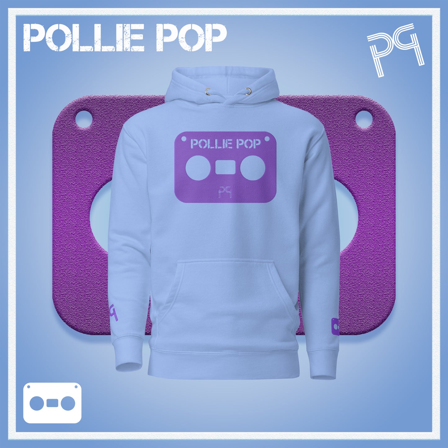 Big Purple Tape Hoodie
