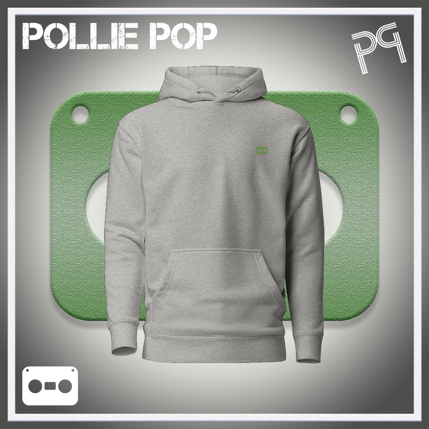 Light Green Tape Hoodie