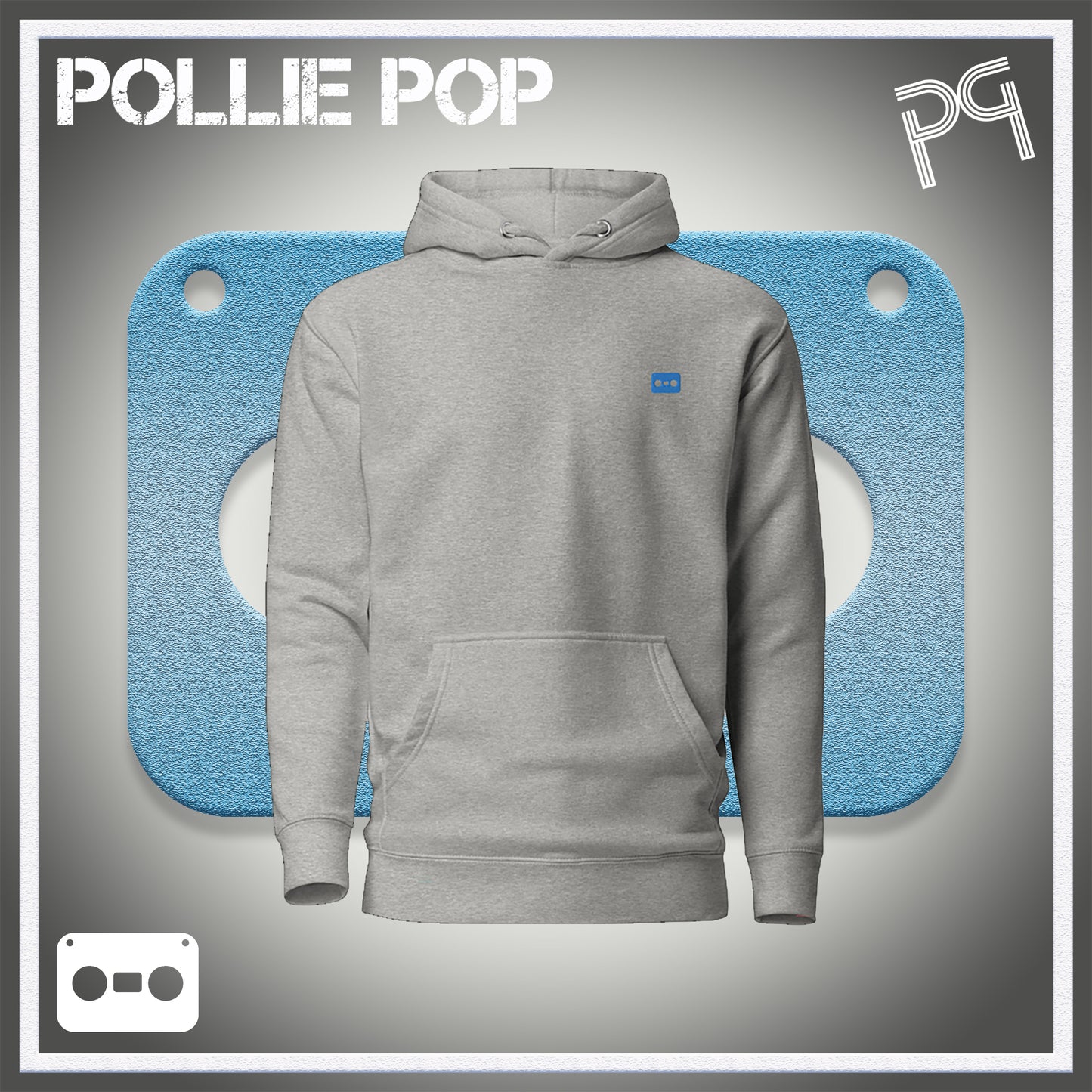 Teal Tape Hoodie