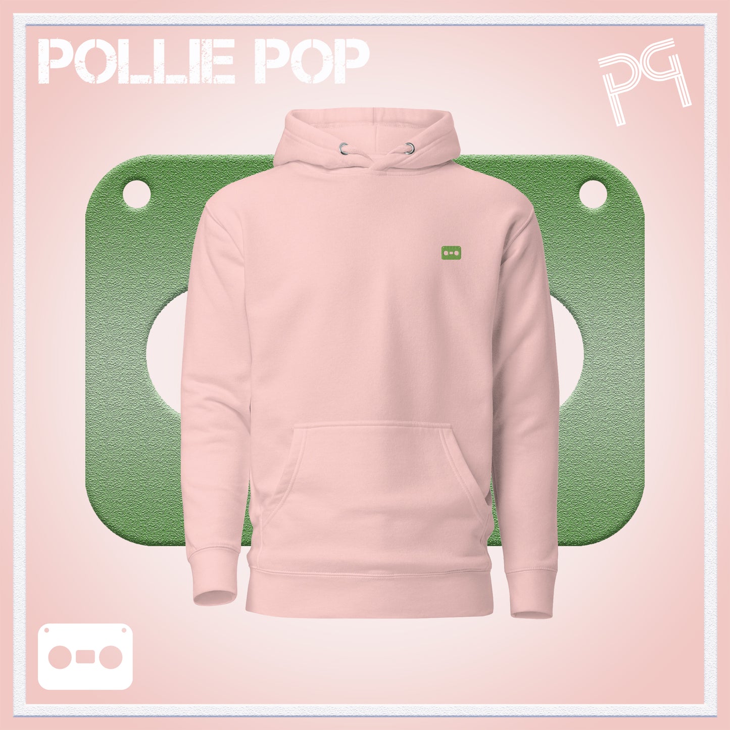 Light Green Tape Hoodie