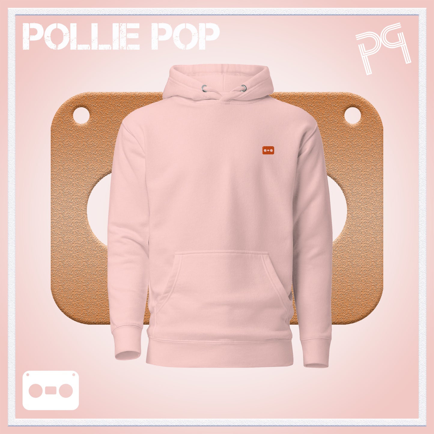 Orange Tape Hoodie