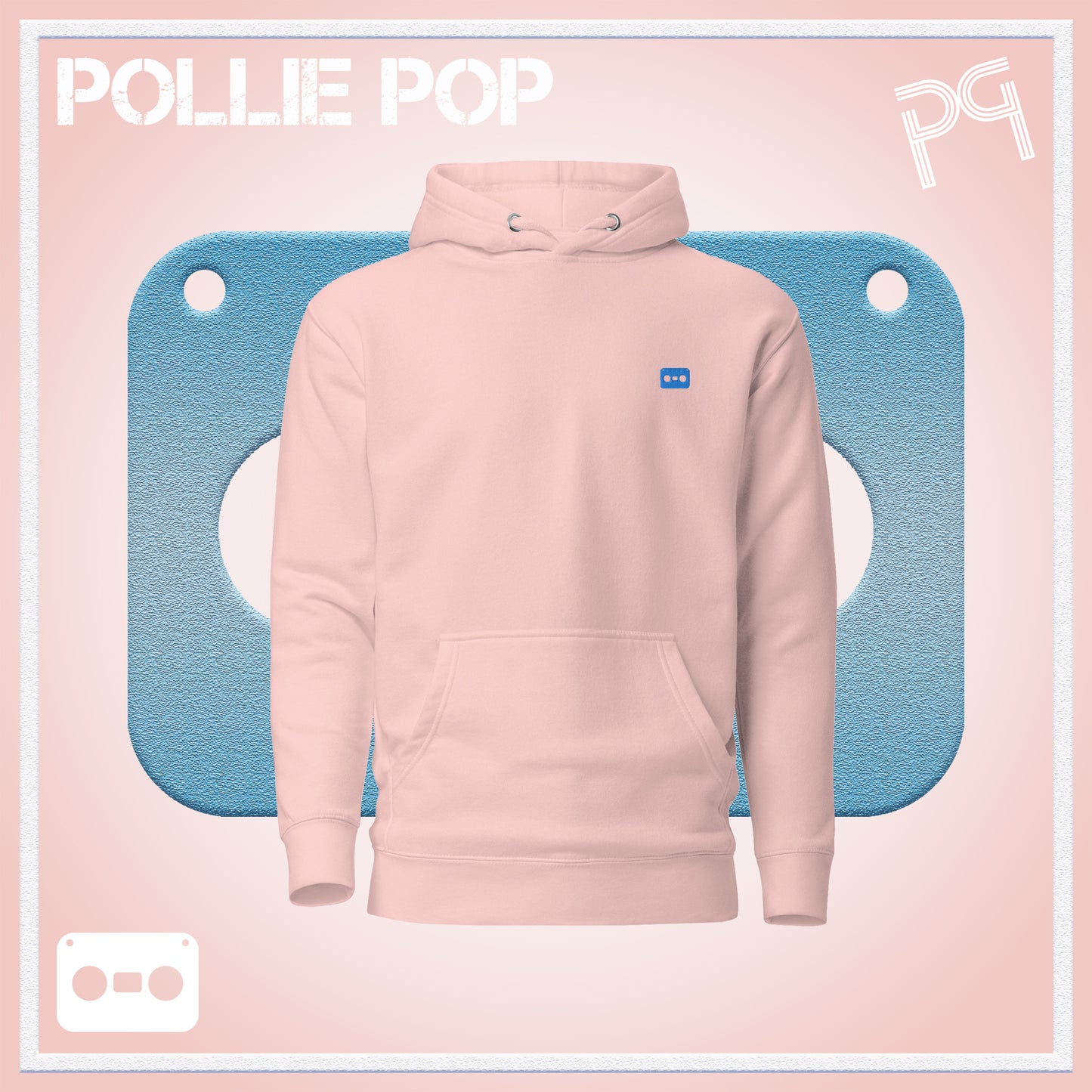 Teal Tape Hoodie