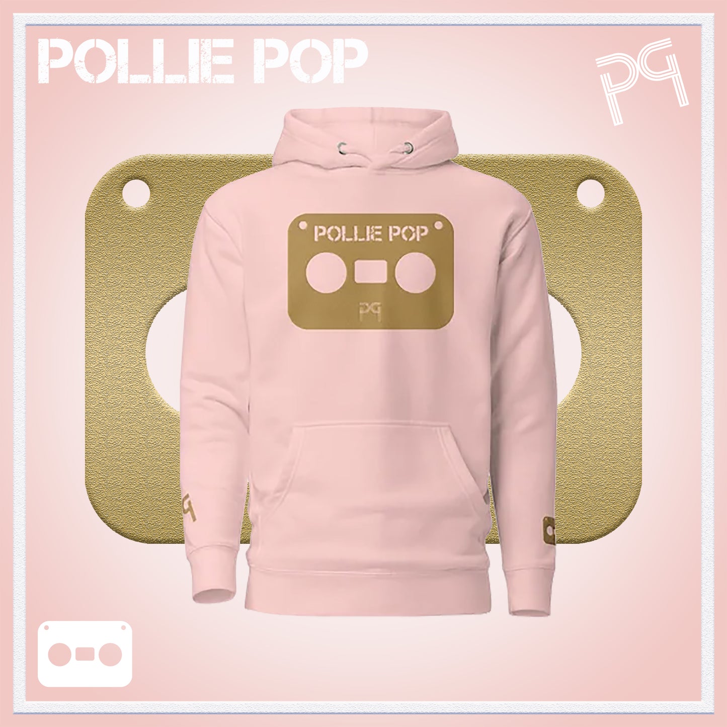 Big Old Gold Tape Hoodie