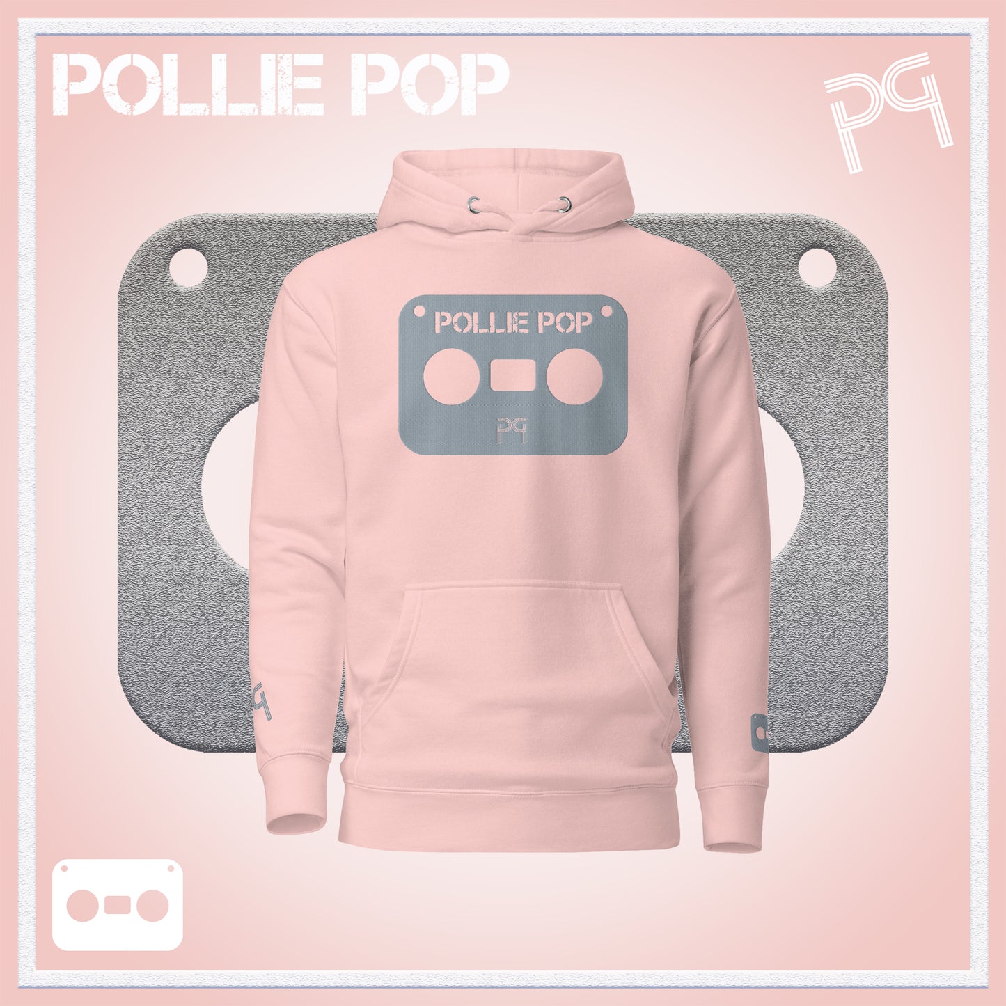 Big Ova Gray Tape Hoodie