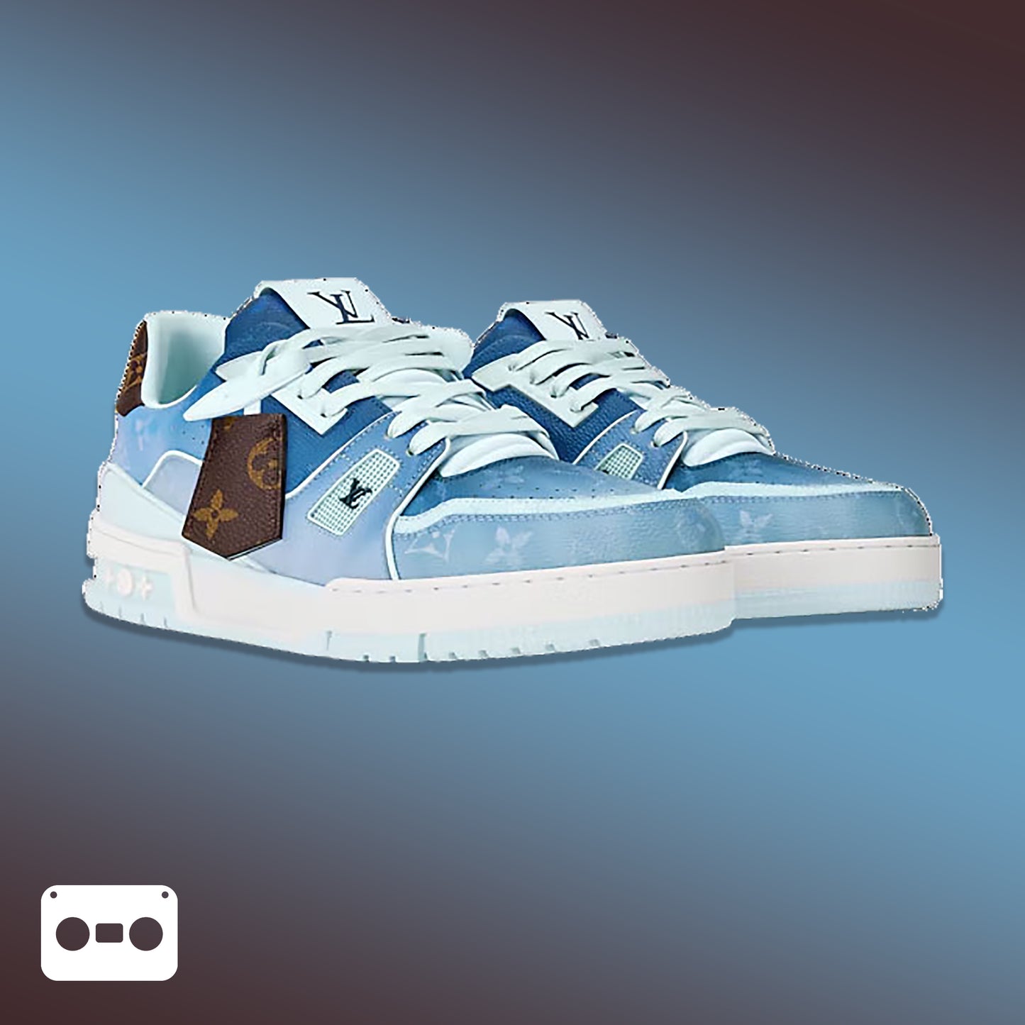 #LouisVuitton #LV #Trainer #Sneaker #Blue