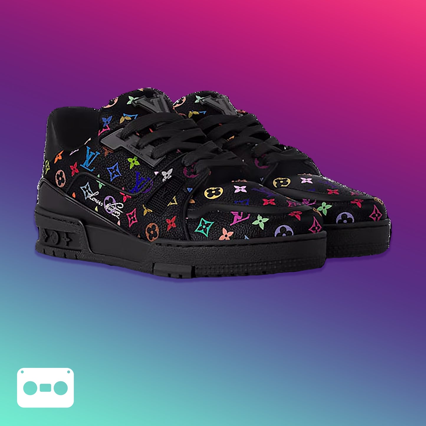 #LouisVuitton #LV x #TM - #LV #Trainer #Sneaker #Black