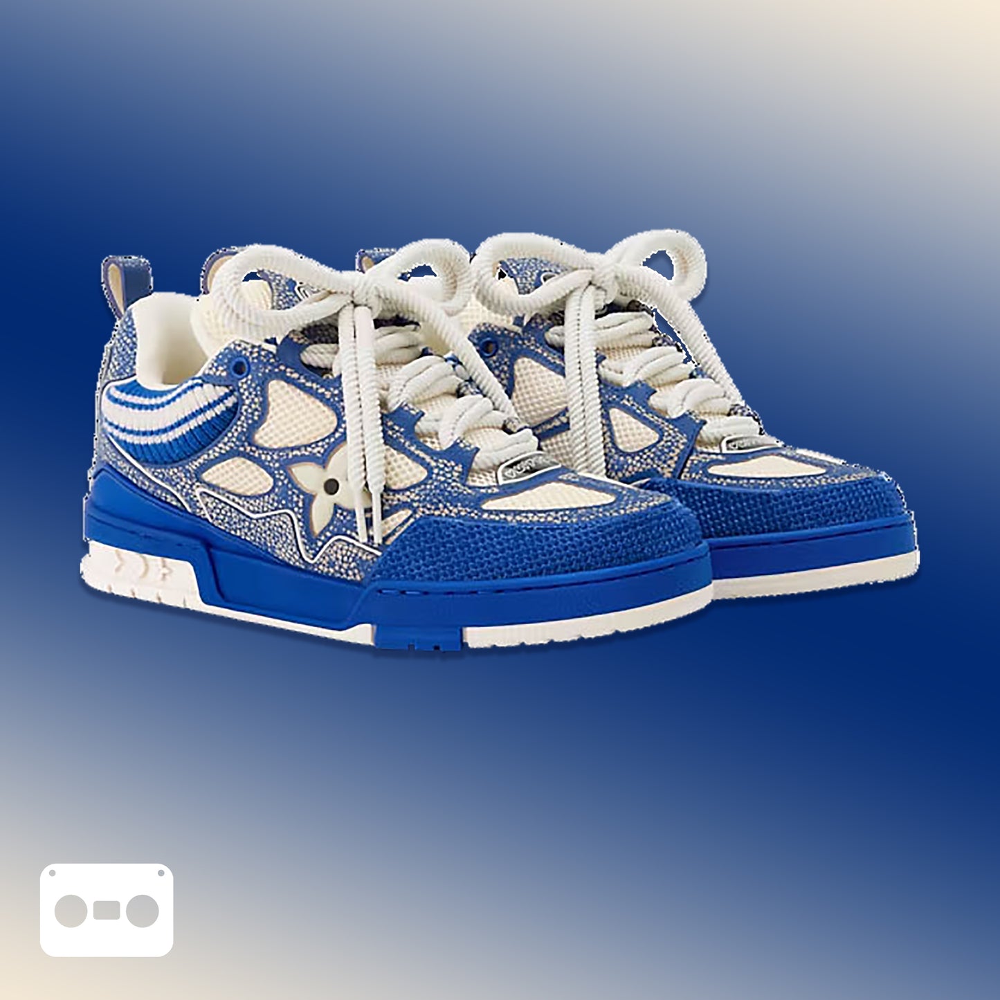 #LouisVuitton #LV #Skate #Sneaker #Blue