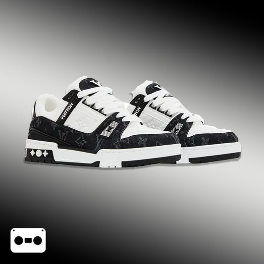 #LouisVuitton #LV #Trainer #Sneaker #BlackWhite