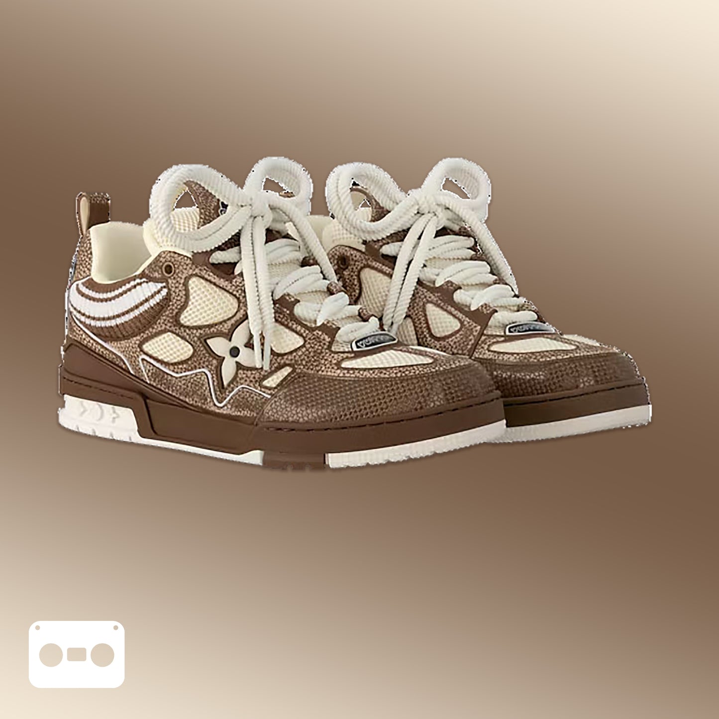 #LouisVuitton #LV #Skate #Sneaker #Brown